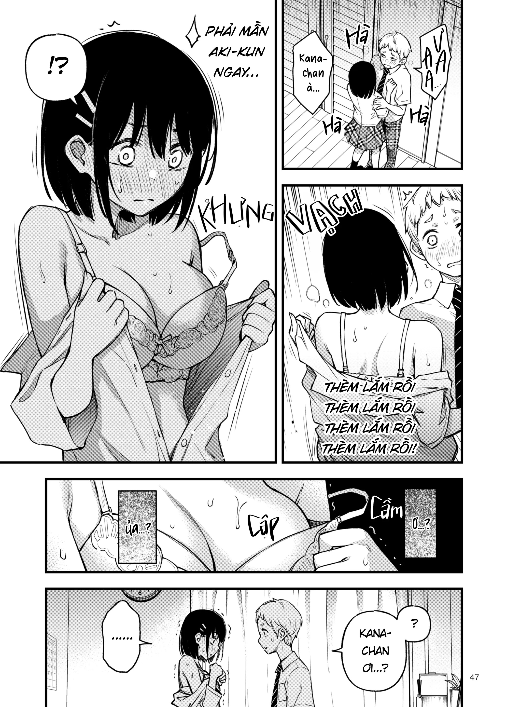 Shojo ga Doutei to no Hatsutaiken de Mezamechau Hanashi | Cặp Đôi Trong Trắng Giờ Đã Được "Khai Sáng" Sau Khi Trao Nhau Lần Đầu #2 - Full trang 47