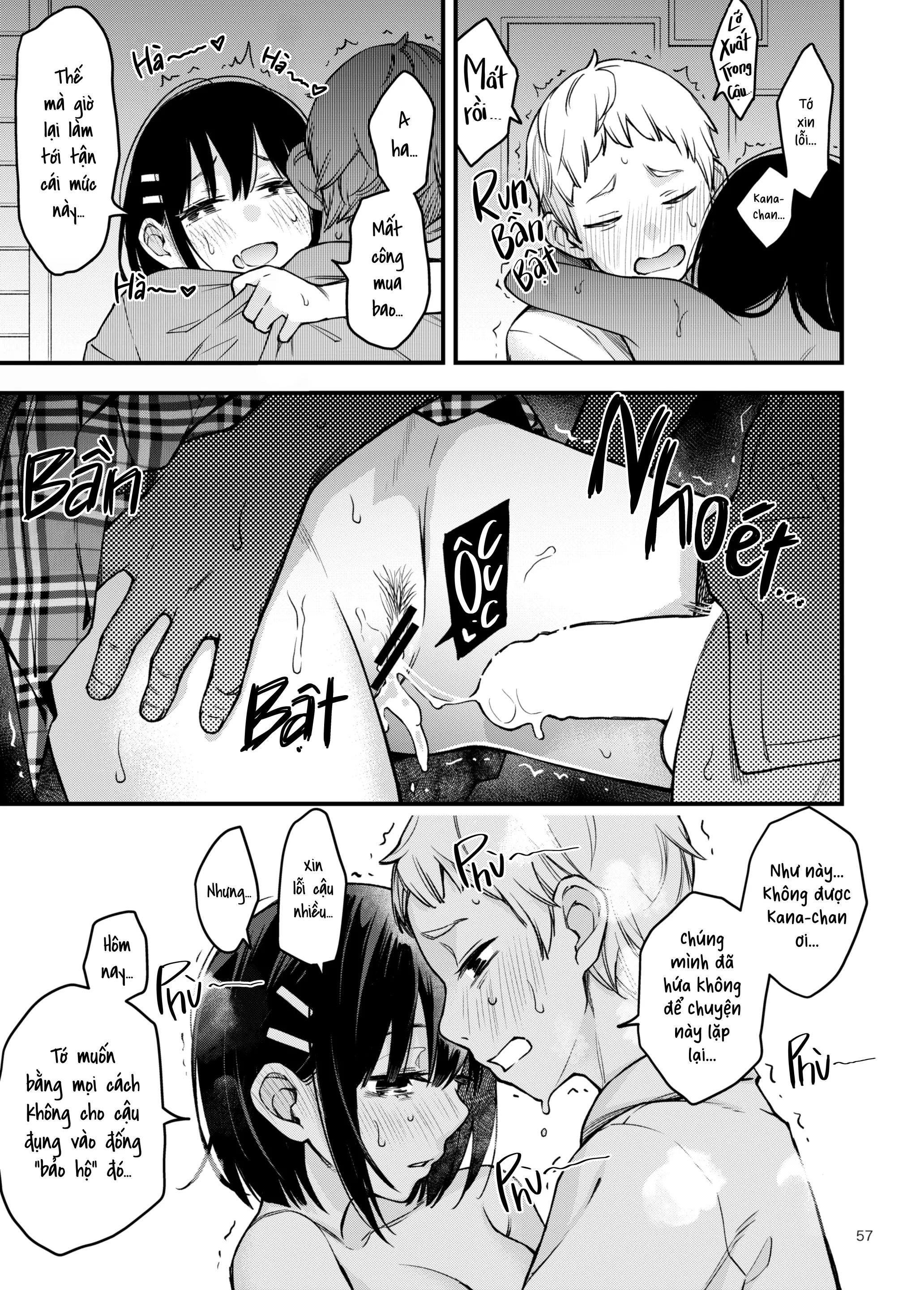 Shojo ga Doutei to no Hatsutaiken de Mezamechau Hanashi | Cặp Đôi Trong Trắng Giờ Đã Được "Khai Sáng" Sau Khi Trao Nhau Lần Đầu #2 - Full trang 57