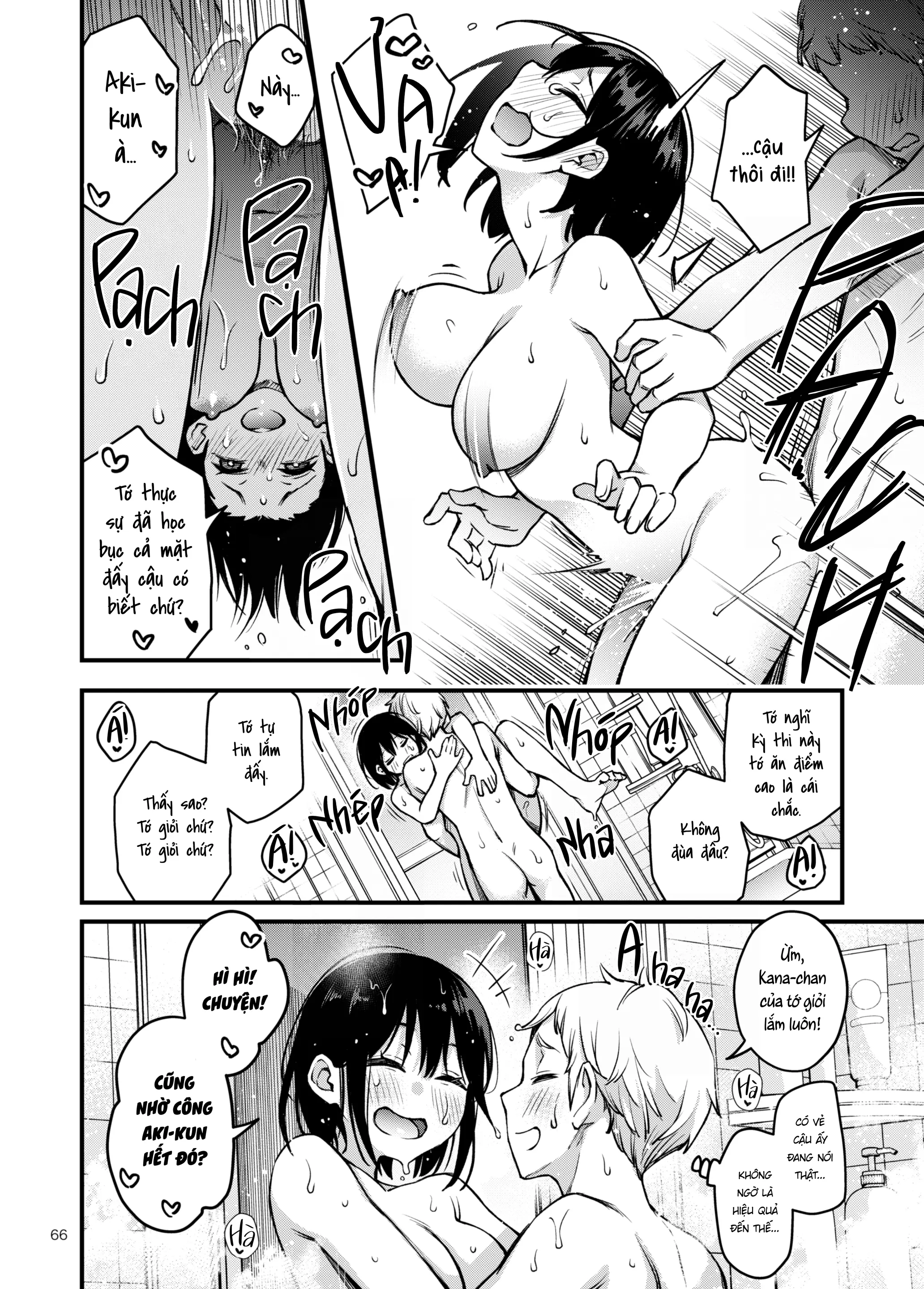 Shojo ga Doutei to no Hatsutaiken de Mezamechau Hanashi | Cặp Đôi Trong Trắng Giờ Đã Được "Khai Sáng" Sau Khi Trao Nhau Lần Đầu #2 - Full trang 66
