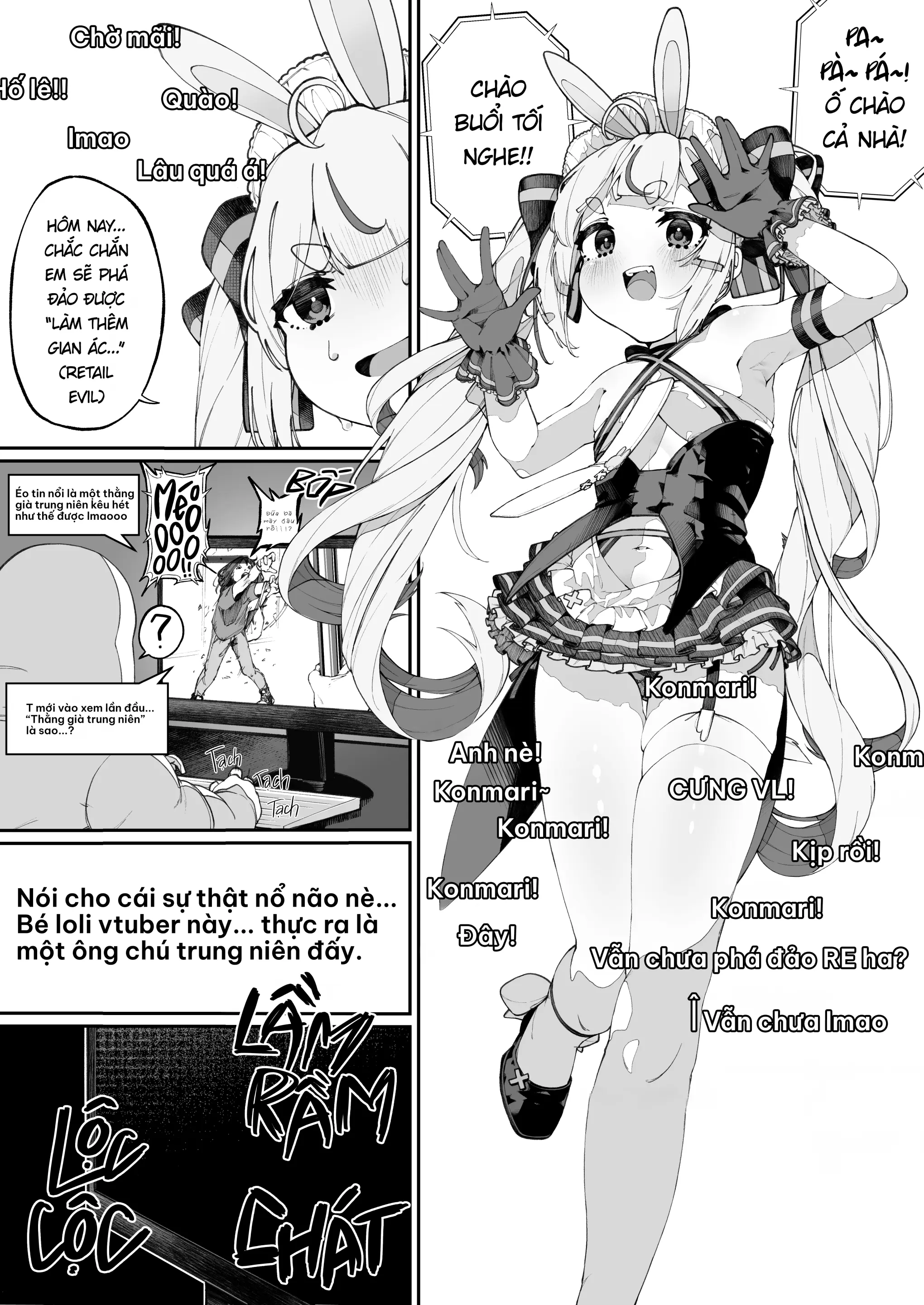 Mannen Hatsujou Usagi Oji-san, Saimin ni Kakatte Shimau. | Chú Thỏ Nứng Địt Dính Thôi Miên (decensored) - Full trang 4