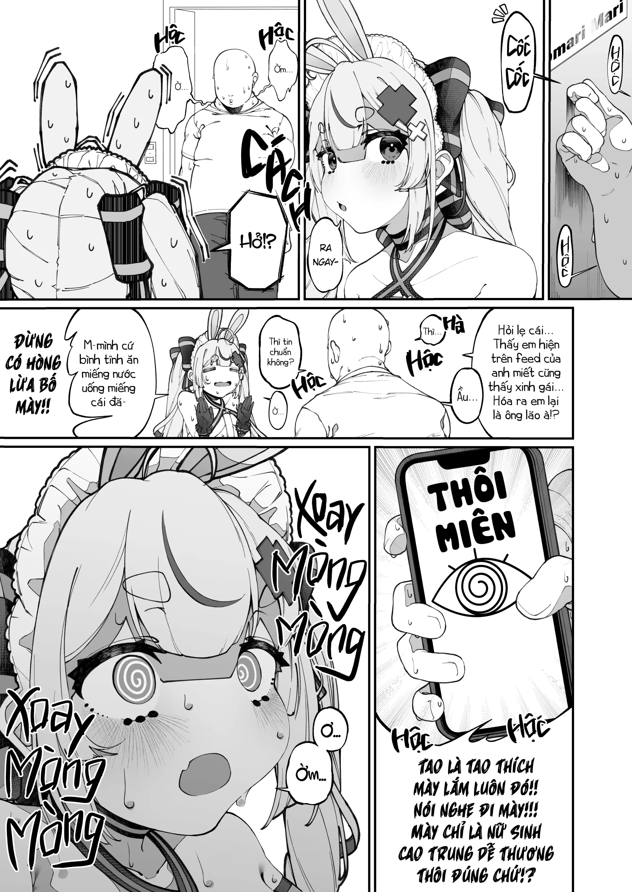 Mannen Hatsujou Usagi Oji-san, Saimin ni Kakatte Shimau. | Chú Thỏ Nứng Địt Dính Thôi Miên (decensored) - Full trang 5