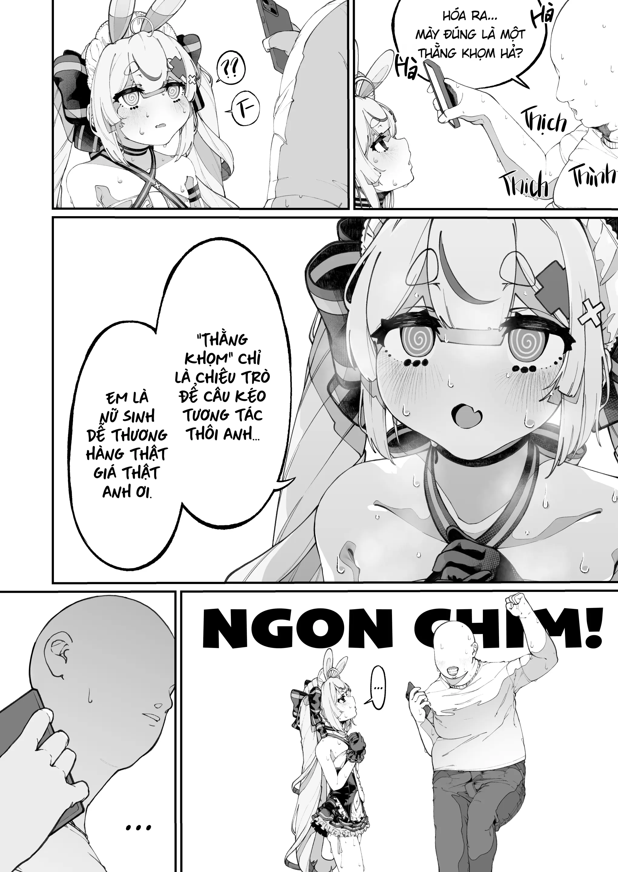 Mannen Hatsujou Usagi Oji-san, Saimin ni Kakatte Shimau. | Chú Thỏ Nứng Địt Dính Thôi Miên (decensored) - Full trang 6