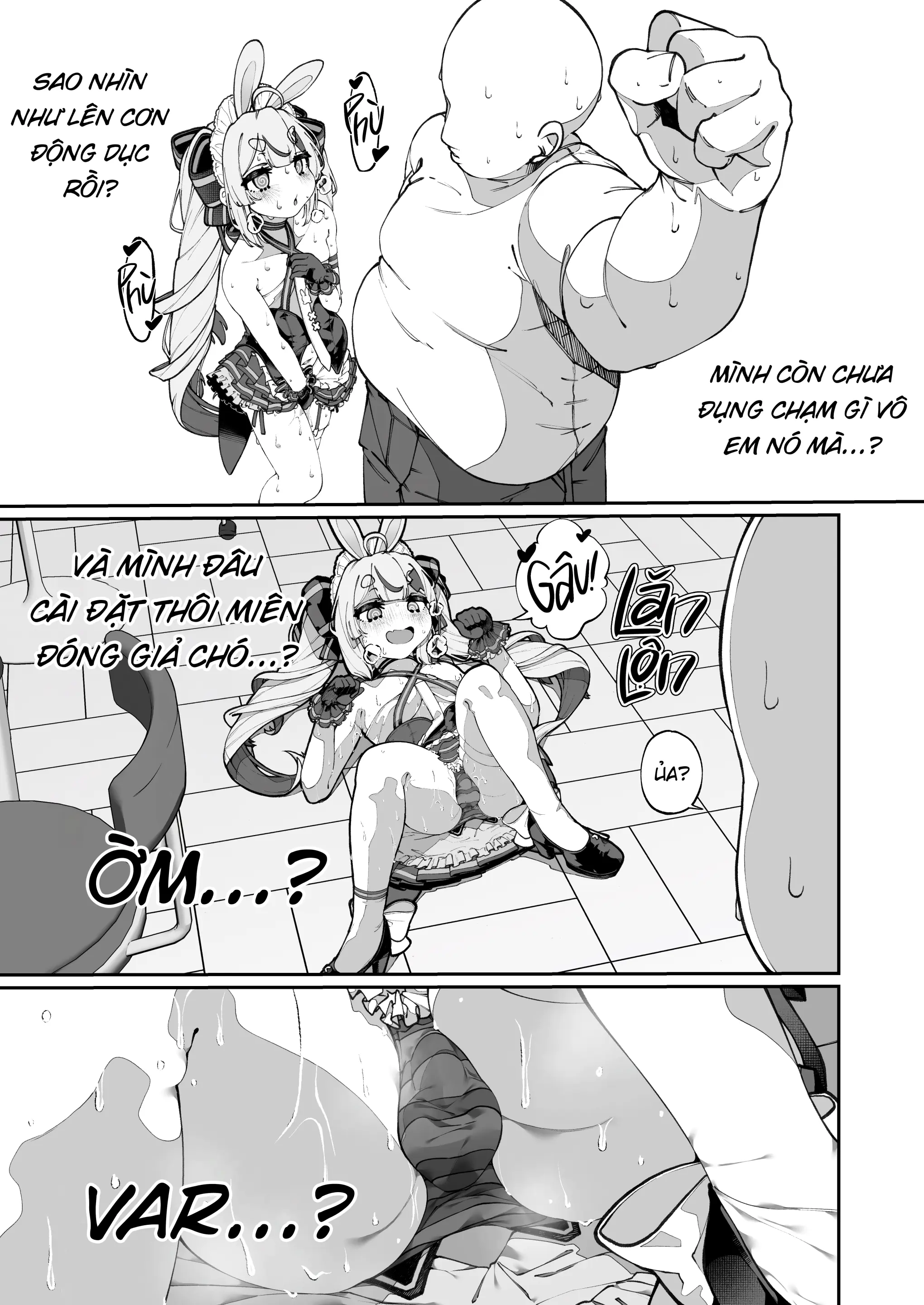 Mannen Hatsujou Usagi Oji-san, Saimin ni Kakatte Shimau. | Chú Thỏ Nứng Địt Dính Thôi Miên (decensored) - Full trang 7