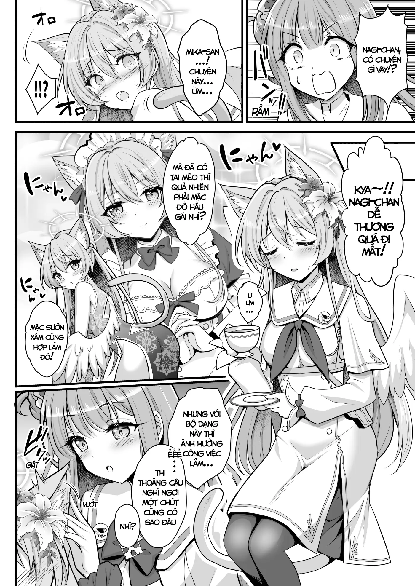 Nekomimi ga Haeta Nagisa-sama no Hatsujouki ga Taihen desu | Nguy To! Nagisa-sama Mọc Tai Mèo Trong Kì Phát Tình Rồi - Full trang 5