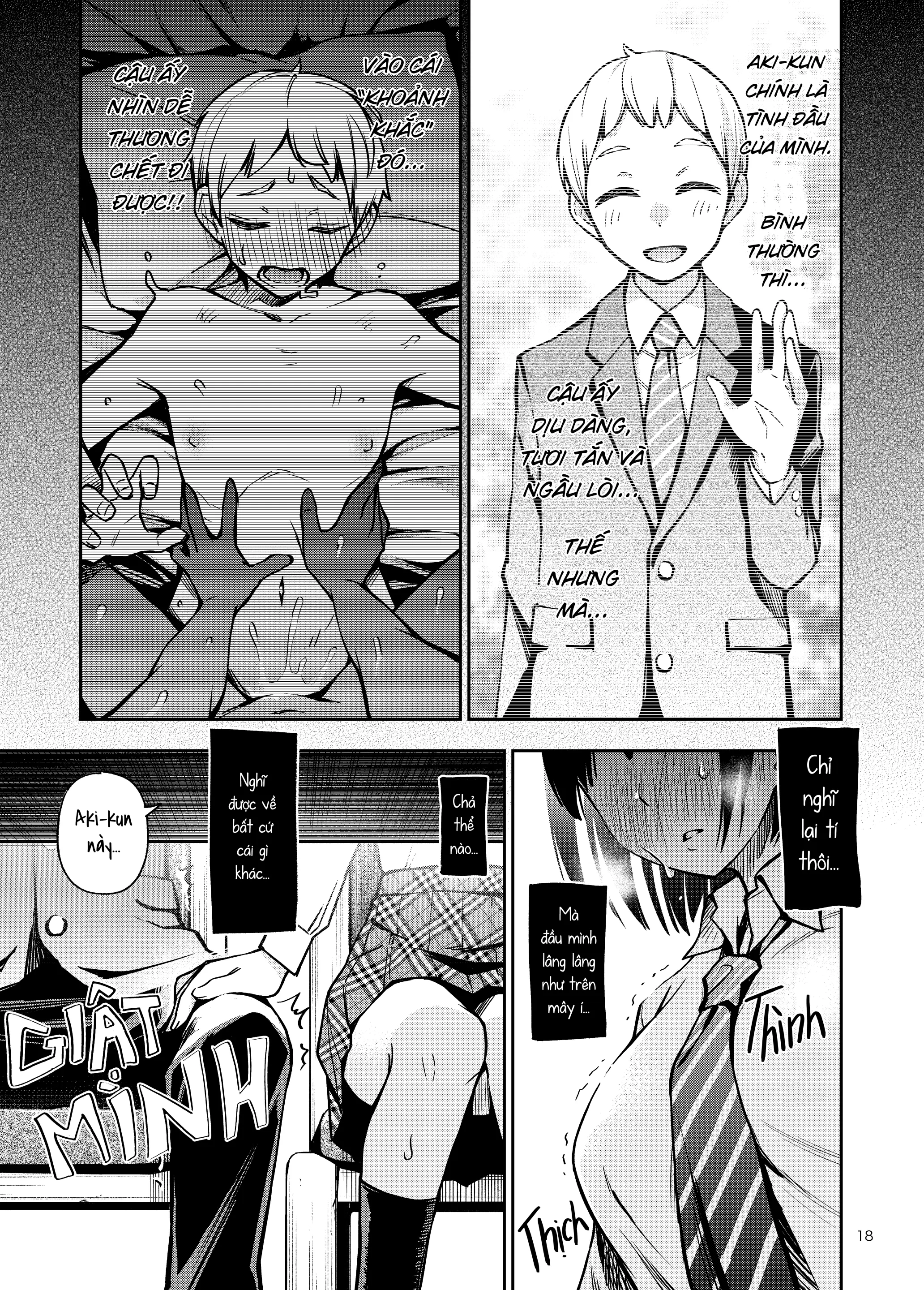 Shojo ga Doutei to no Hatsutaiken de Mezamechau Hanashi |  Cặp Đôi Trong Trắng Giờ Đã Được "Khai Sáng" Sau Khi Trao Nhau Lần Đầu #1 - Full trang 18