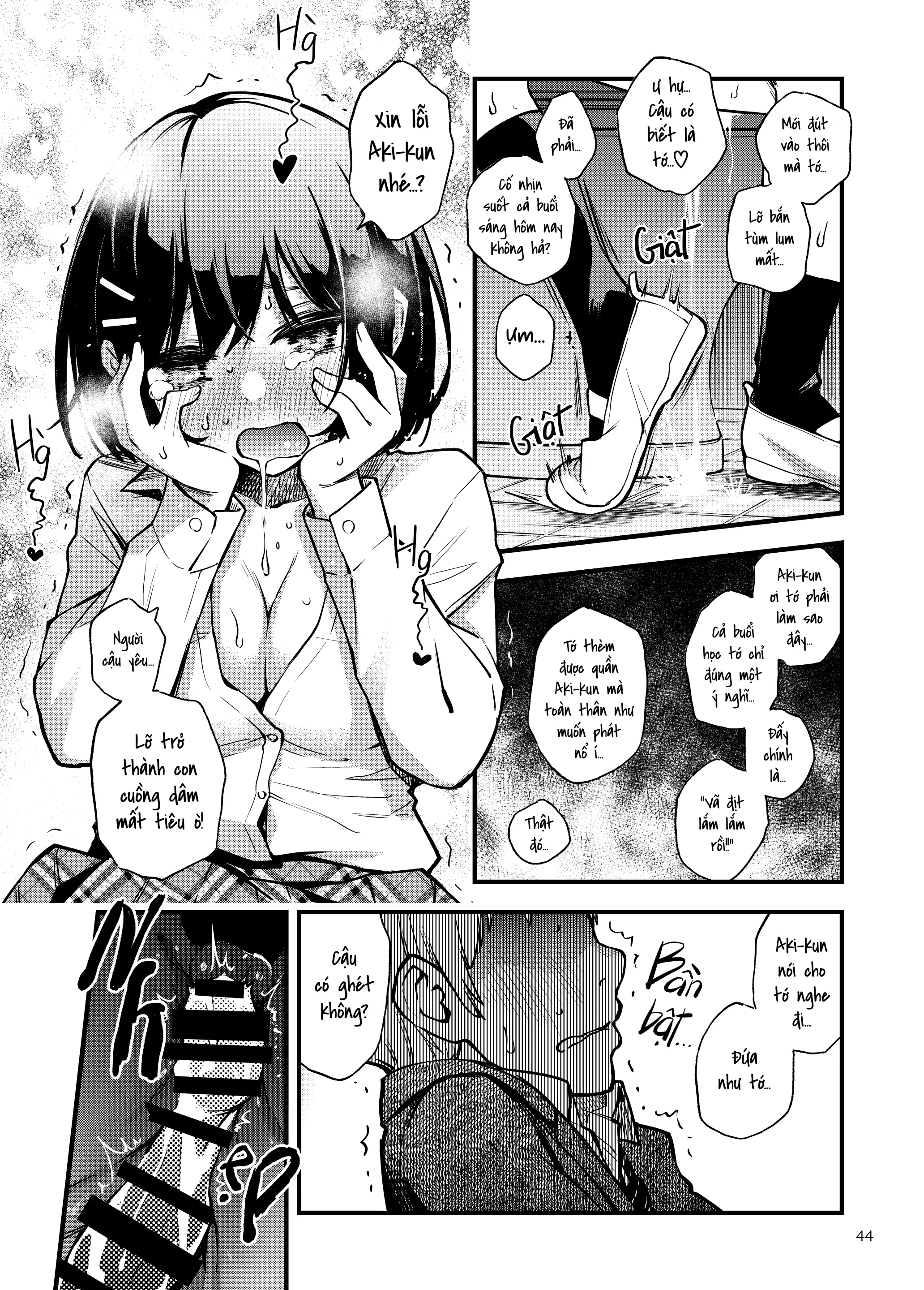 Shojo ga Doutei to no Hatsutaiken de Mezamechau Hanashi |  Cặp Đôi Trong Trắng Giờ Đã Được "Khai Sáng" Sau Khi Trao Nhau Lần Đầu #1 - Full trang 44