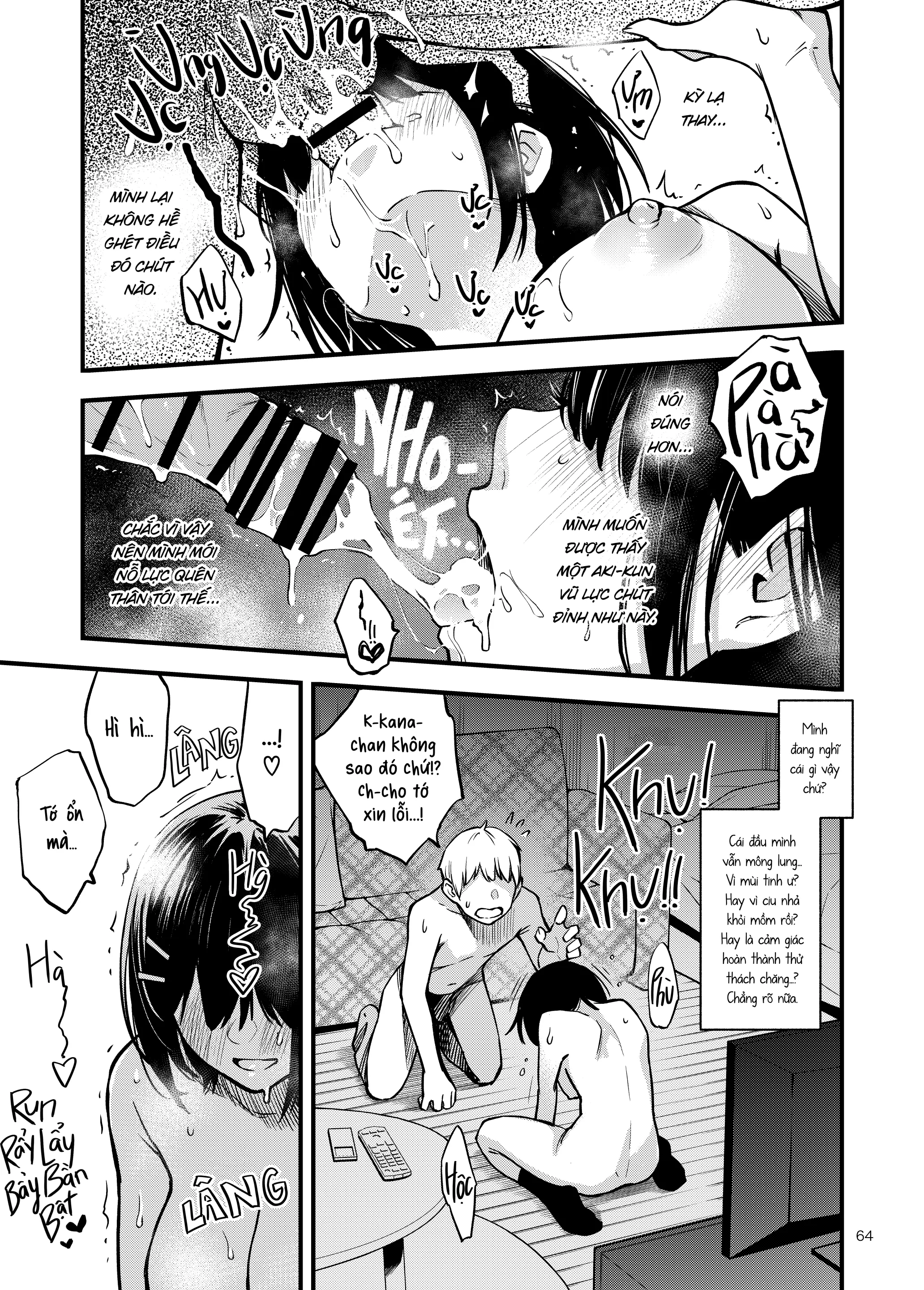 Shojo ga Doutei to no Hatsutaiken de Mezamechau Hanashi |  Cặp Đôi Trong Trắng Giờ Đã Được "Khai Sáng" Sau Khi Trao Nhau Lần Đầu #1 - Full trang 64