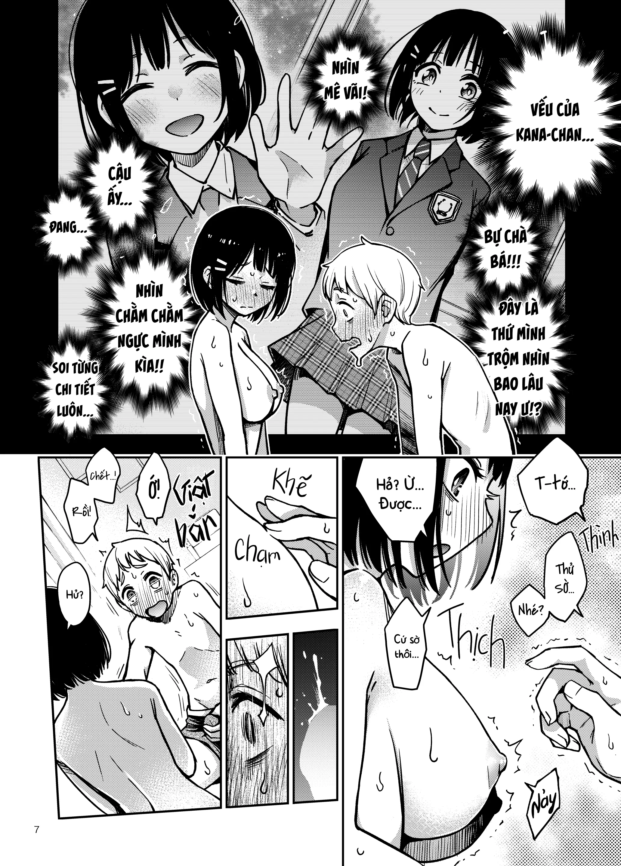 Shojo ga Doutei to no Hatsutaiken de Mezamechau Hanashi |  Cặp Đôi Trong Trắng Giờ Đã Được "Khai Sáng" Sau Khi Trao Nhau Lần Đầu #1 - Full trang 7