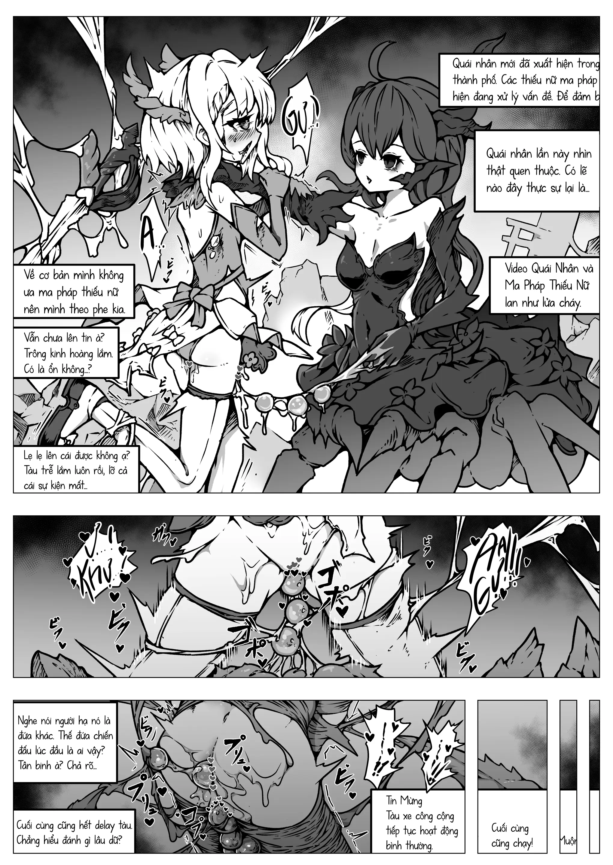 Haiboku!! Ryoujoku!! Mahou Shoujo-tachi!! Toraeta Mesu wa Taisetsu na Seidorei Desu | Các Ma Pháp Thiếu Nữ! Bại Trận! Bị Làm Nhục! Những Con Cái Bắt Được Đều là Nô Dịch Tình Dục Đáng Giá - Full trang 11