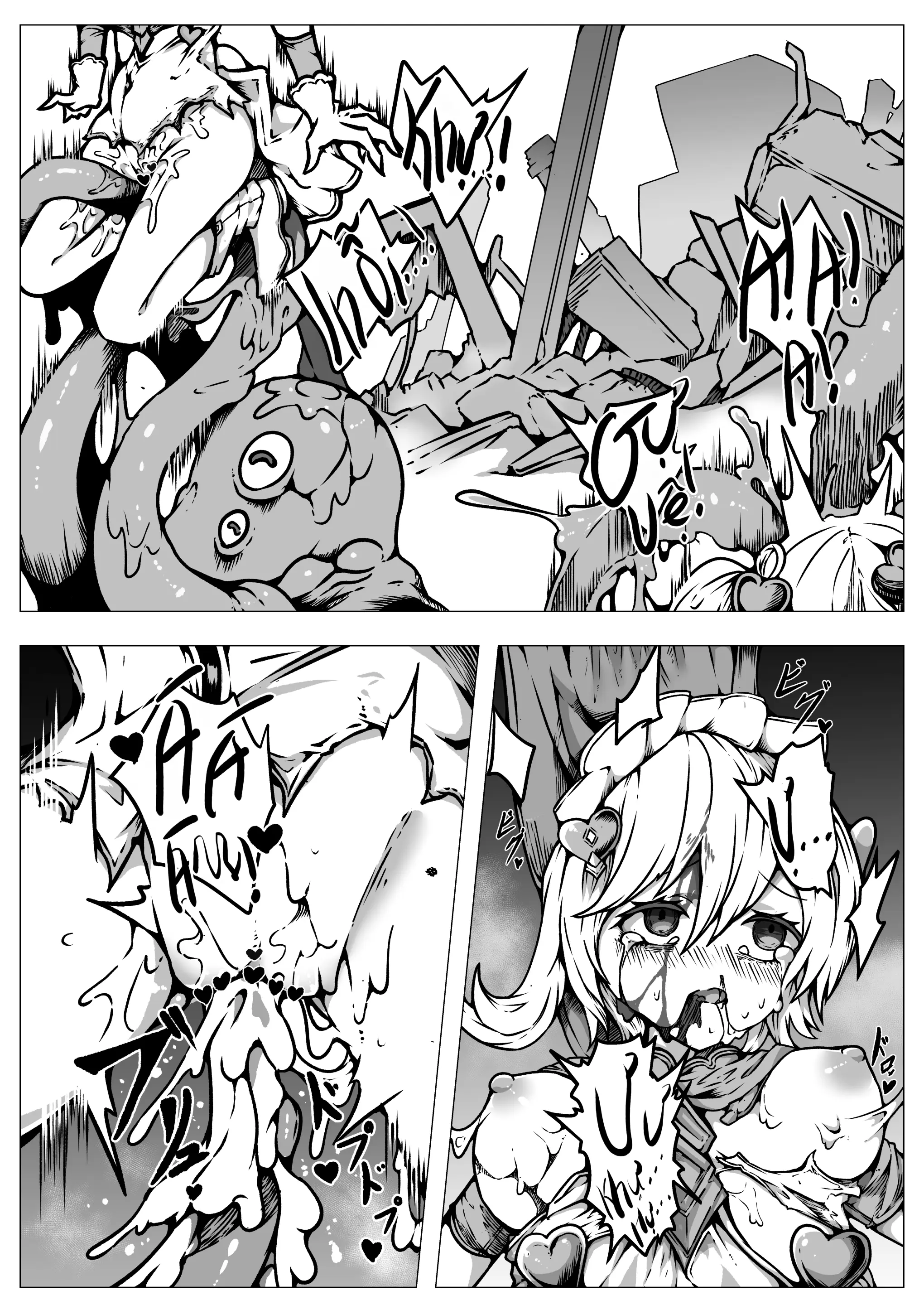 Haiboku!! Ryoujoku!! Mahou Shoujo-tachi!! Toraeta Mesu wa Taisetsu na Seidorei Desu | Các Ma Pháp Thiếu Nữ! Bại Trận! Bị Làm Nhục! Những Con Cái Bắt Được Đều là Nô Dịch Tình Dục Đáng Giá - Full trang 22