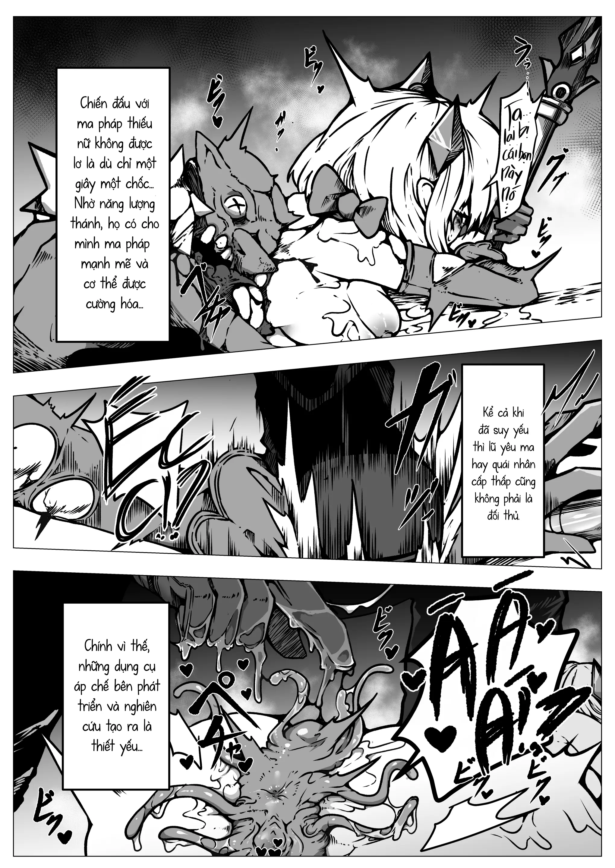 Haiboku!! Ryoujoku!! Mahou Shoujo-tachi!! Toraeta Mesu wa Taisetsu na Seidorei Desu | Các Ma Pháp Thiếu Nữ! Bại Trận! Bị Làm Nhục! Những Con Cái Bắt Được Đều là Nô Dịch Tình Dục Đáng Giá - Full trang 24