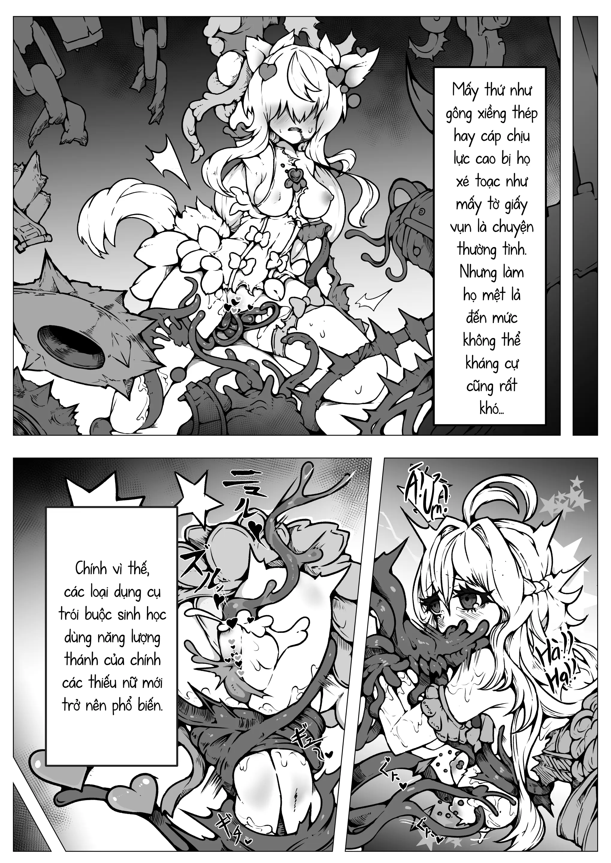 Haiboku!! Ryoujoku!! Mahou Shoujo-tachi!! Toraeta Mesu wa Taisetsu na Seidorei Desu | Các Ma Pháp Thiếu Nữ! Bại Trận! Bị Làm Nhục! Những Con Cái Bắt Được Đều là Nô Dịch Tình Dục Đáng Giá - Full trang 25