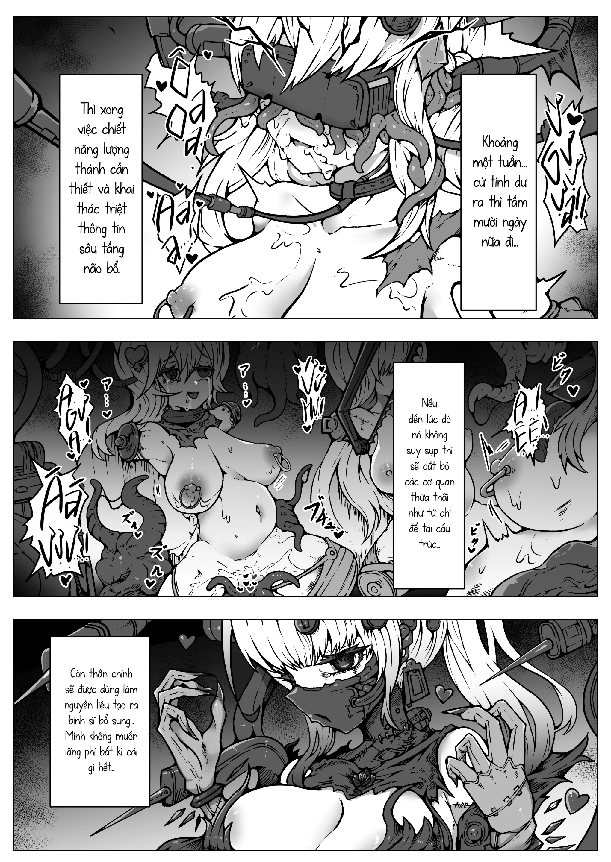 Haiboku!! Ryoujoku!! Mahou Shoujo-tachi!! Toraeta Mesu wa Taisetsu na Seidorei Desu | Các Ma Pháp Thiếu Nữ! Bại Trận! Bị Làm Nhục! Những Con Cái Bắt Được Đều là Nô Dịch Tình Dục Đáng Giá - Full trang 35