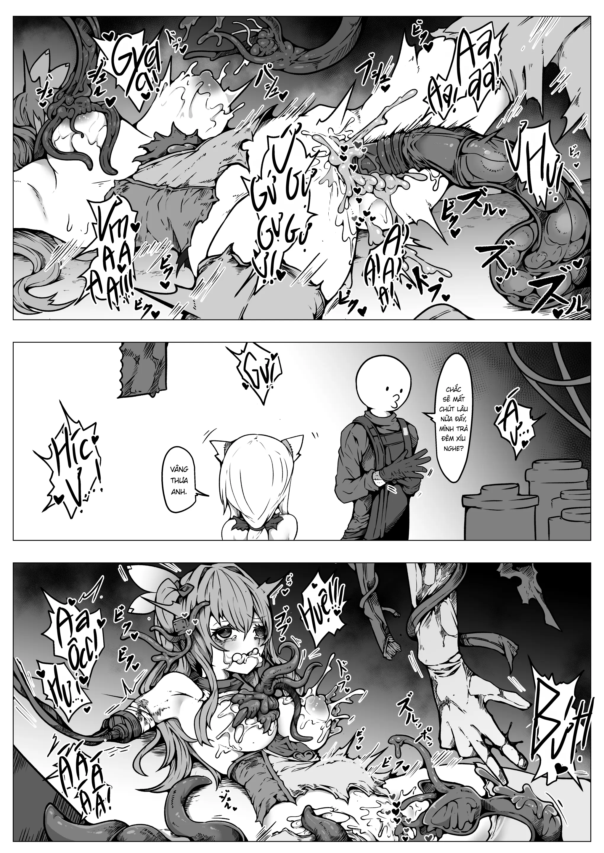 Haiboku!! Ryoujoku!! Mahou Shoujo-tachi!! Toraeta Mesu wa Taisetsu na Seidorei Desu | Các Ma Pháp Thiếu Nữ! Bại Trận! Bị Làm Nhục! Những Con Cái Bắt Được Đều là Nô Dịch Tình Dục Đáng Giá - Full trang 38