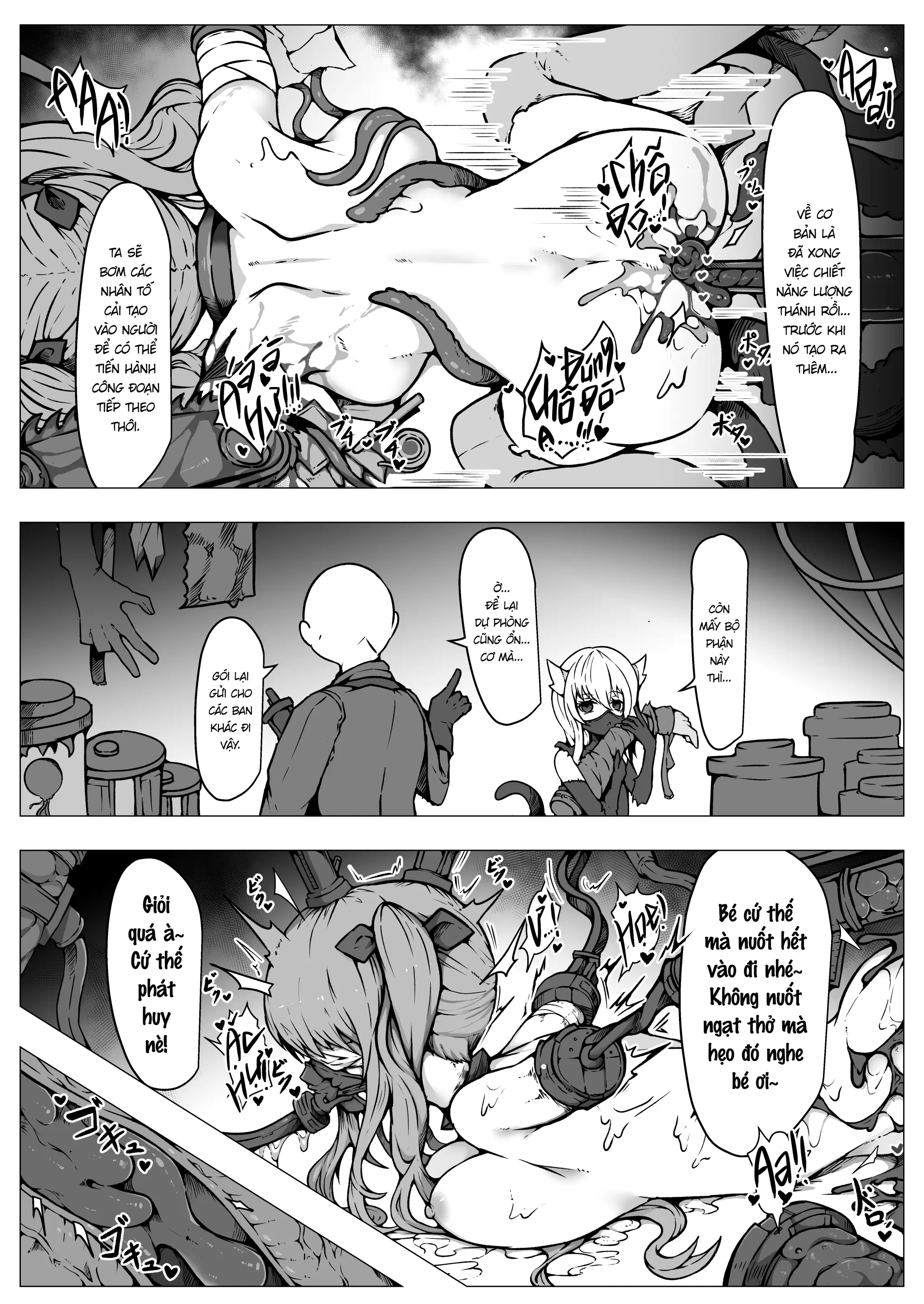 Haiboku!! Ryoujoku!! Mahou Shoujo-tachi!! Toraeta Mesu wa Taisetsu na Seidorei Desu | Các Ma Pháp Thiếu Nữ! Bại Trận! Bị Làm Nhục! Những Con Cái Bắt Được Đều là Nô Dịch Tình Dục Đáng Giá - Full trang 41