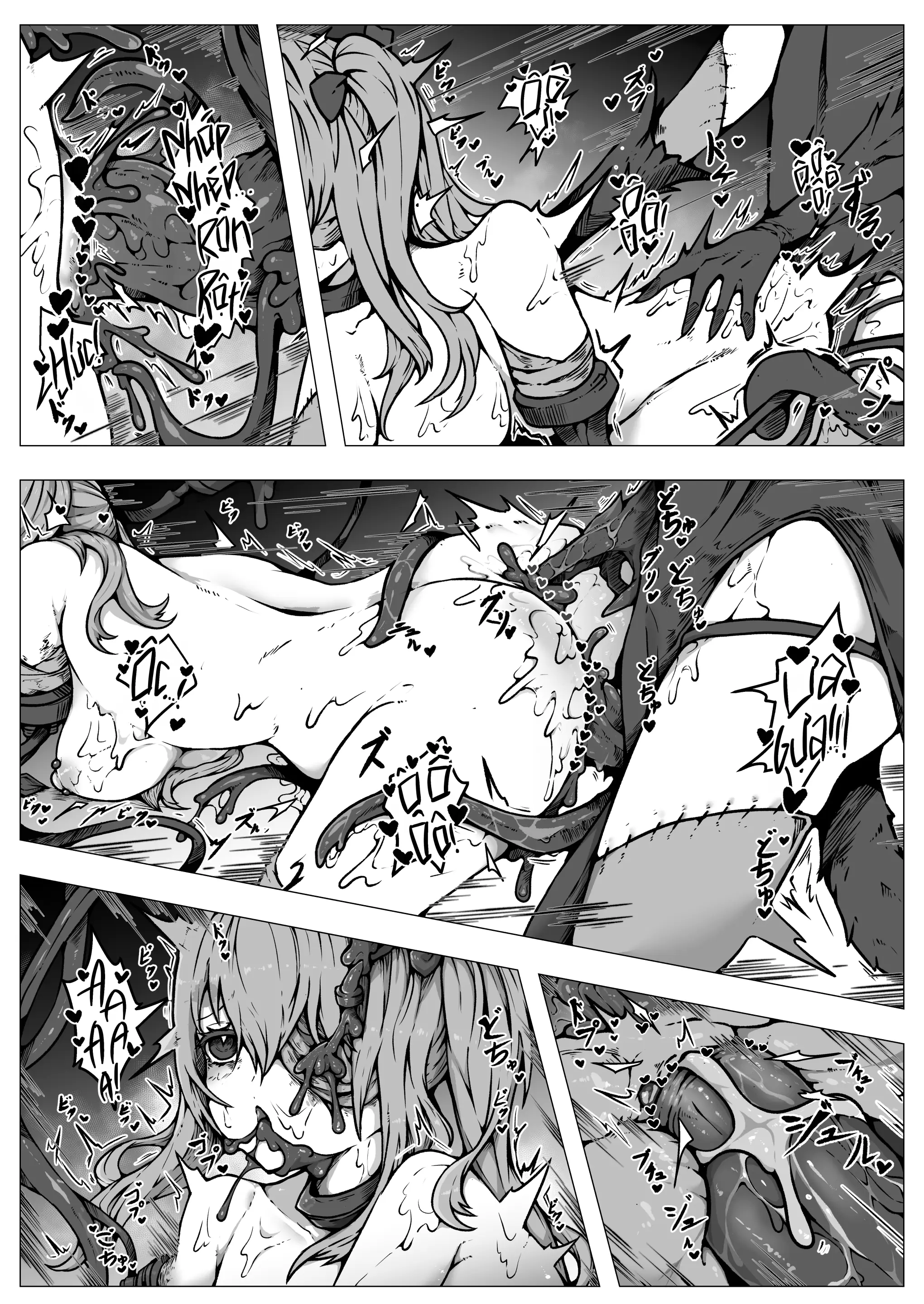 Haiboku!! Ryoujoku!! Mahou Shoujo-tachi!! Toraeta Mesu wa Taisetsu na Seidorei Desu | Các Ma Pháp Thiếu Nữ! Bại Trận! Bị Làm Nhục! Những Con Cái Bắt Được Đều là Nô Dịch Tình Dục Đáng Giá - Full trang 44