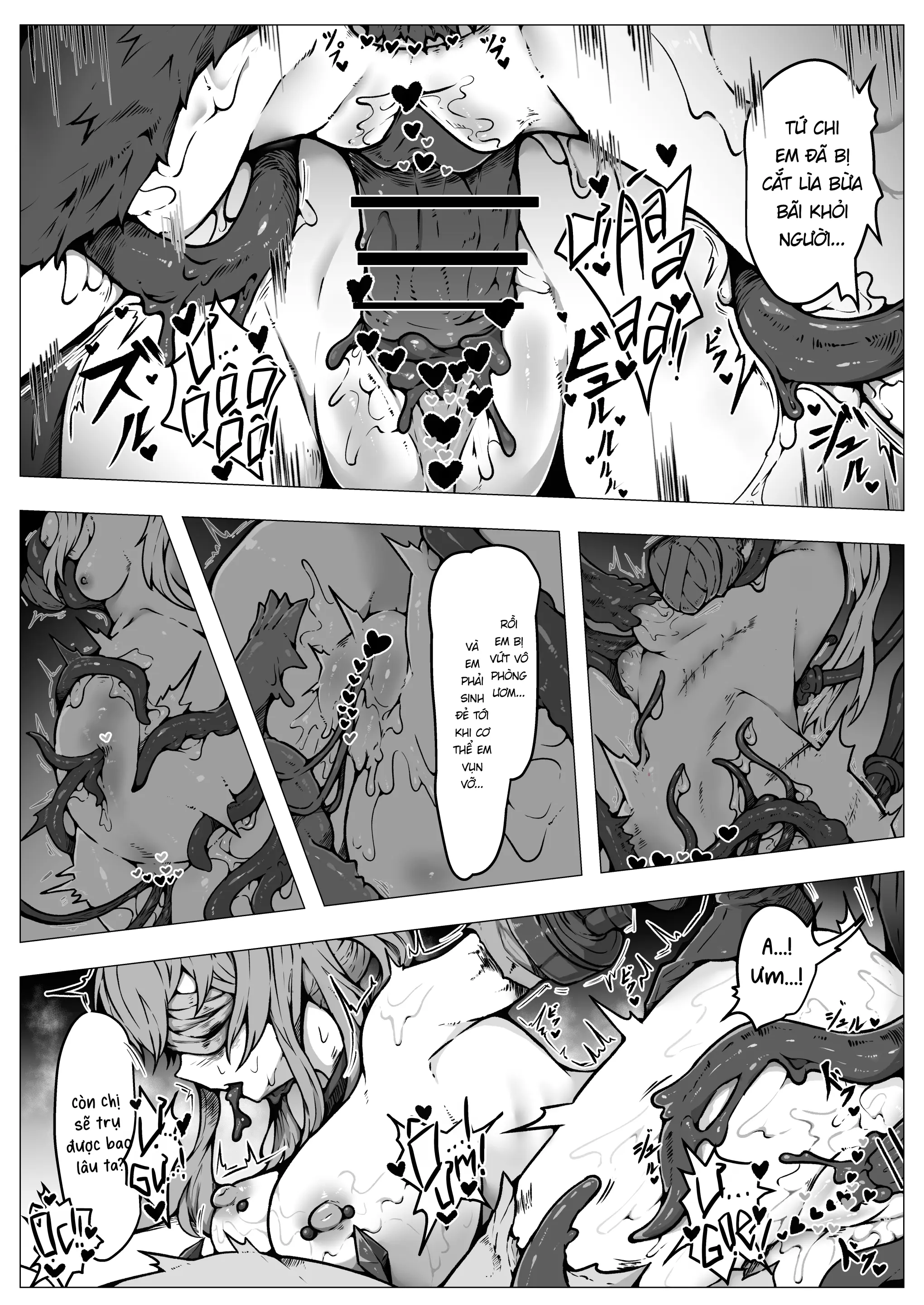 Haiboku!! Ryoujoku!! Mahou Shoujo-tachi!! Toraeta Mesu wa Taisetsu na Seidorei Desu | Các Ma Pháp Thiếu Nữ! Bại Trận! Bị Làm Nhục! Những Con Cái Bắt Được Đều là Nô Dịch Tình Dục Đáng Giá - Full trang 46