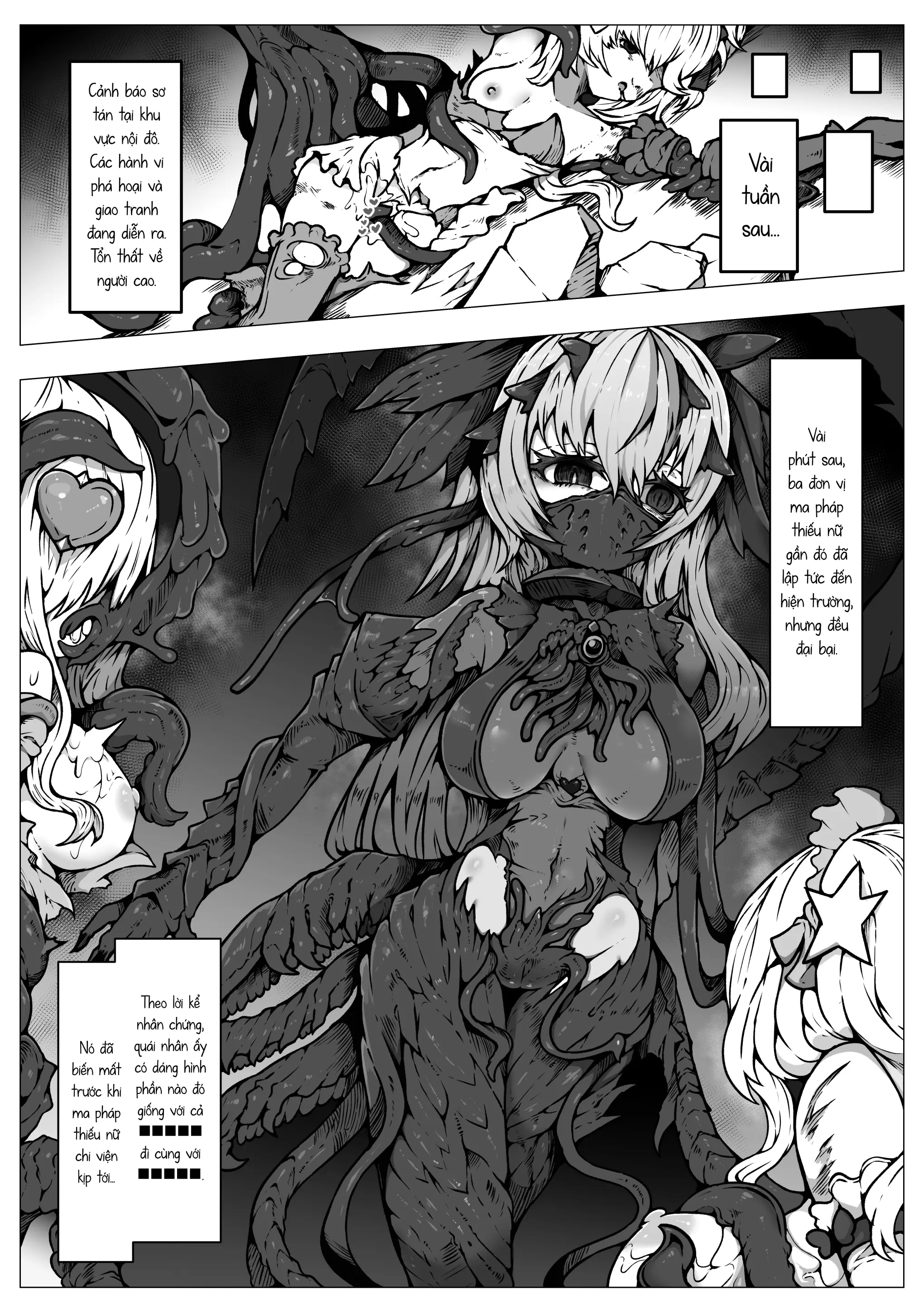Haiboku!! Ryoujoku!! Mahou Shoujo-tachi!! Toraeta Mesu wa Taisetsu na Seidorei Desu | Các Ma Pháp Thiếu Nữ! Bại Trận! Bị Làm Nhục! Những Con Cái Bắt Được Đều là Nô Dịch Tình Dục Đáng Giá - Full trang 53