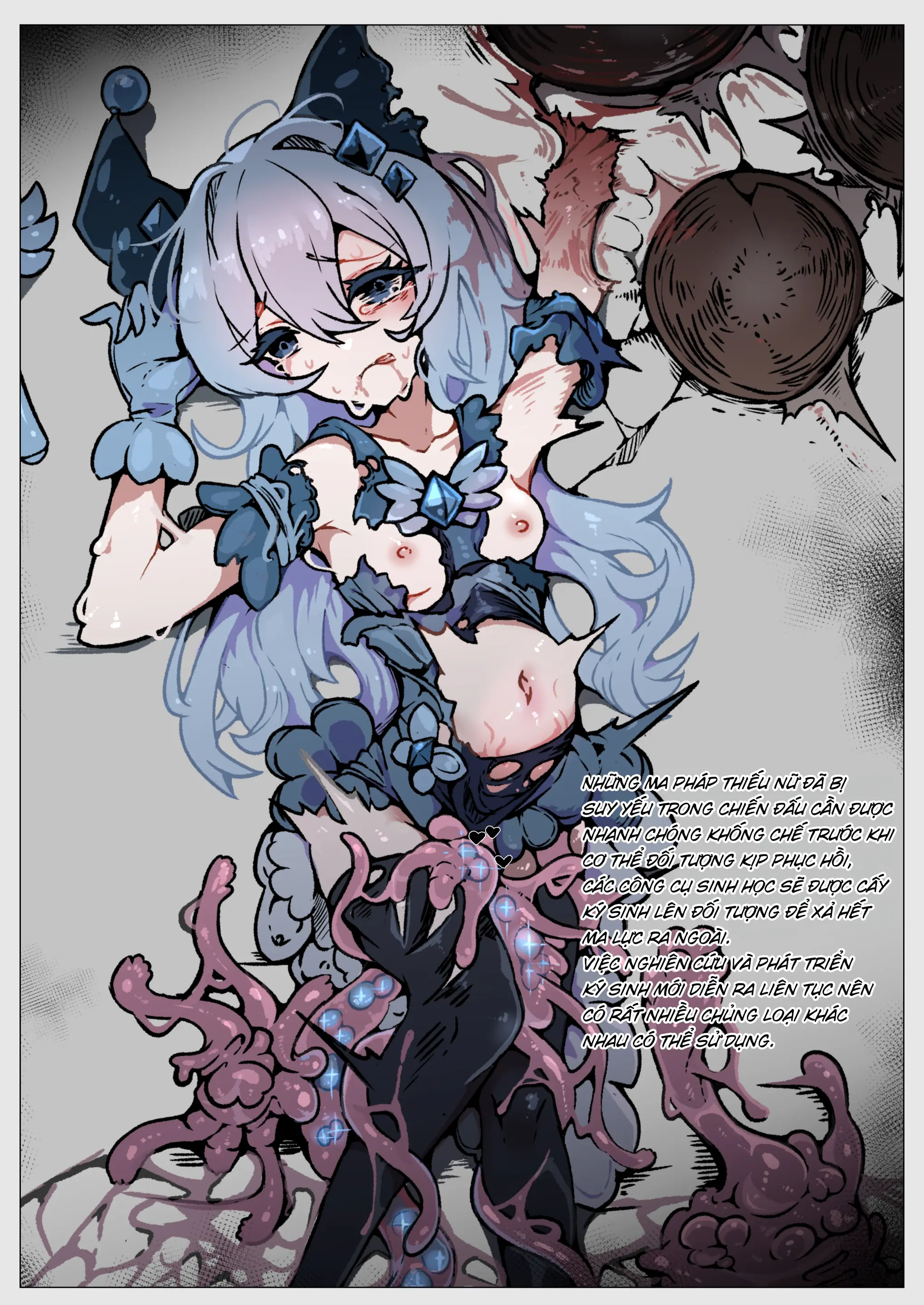 Haiboku!! Ryoujoku!! Mahou Shoujo-tachi!! Toraeta Mesu wa Taisetsu na Seidorei Desu | Các Ma Pháp Thiếu Nữ! Bại Trận! Bị Làm Nhục! Những Con Cái Bắt Được Đều là Nô Dịch Tình Dục Đáng Giá - Full trang 62