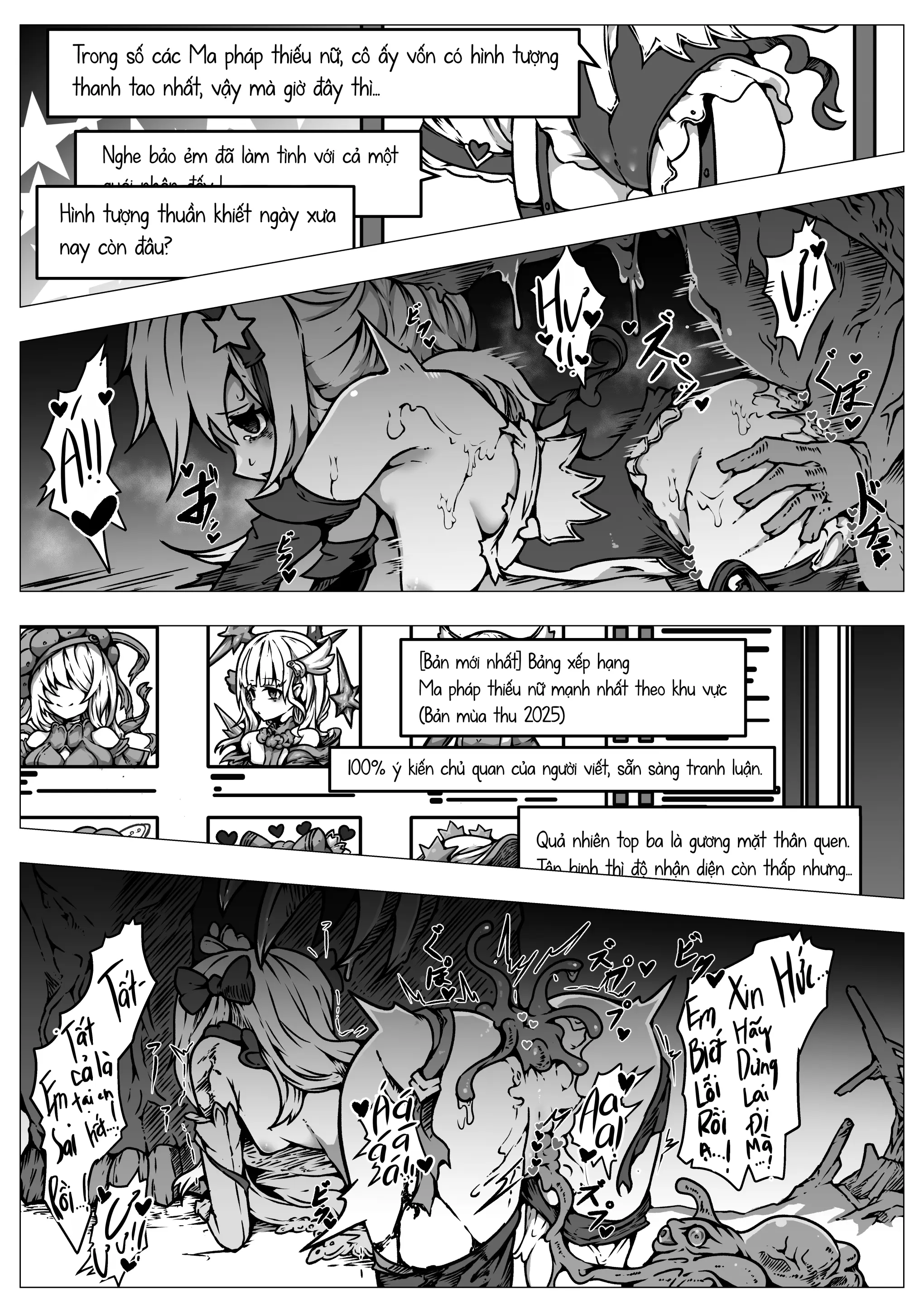 Haiboku!! Ryoujoku!! Mahou Shoujo-tachi!! Toraeta Mesu wa Taisetsu na Seidorei Desu | Các Ma Pháp Thiếu Nữ! Bại Trận! Bị Làm Nhục! Những Con Cái Bắt Được Đều là Nô Dịch Tình Dục Đáng Giá - Full trang 7