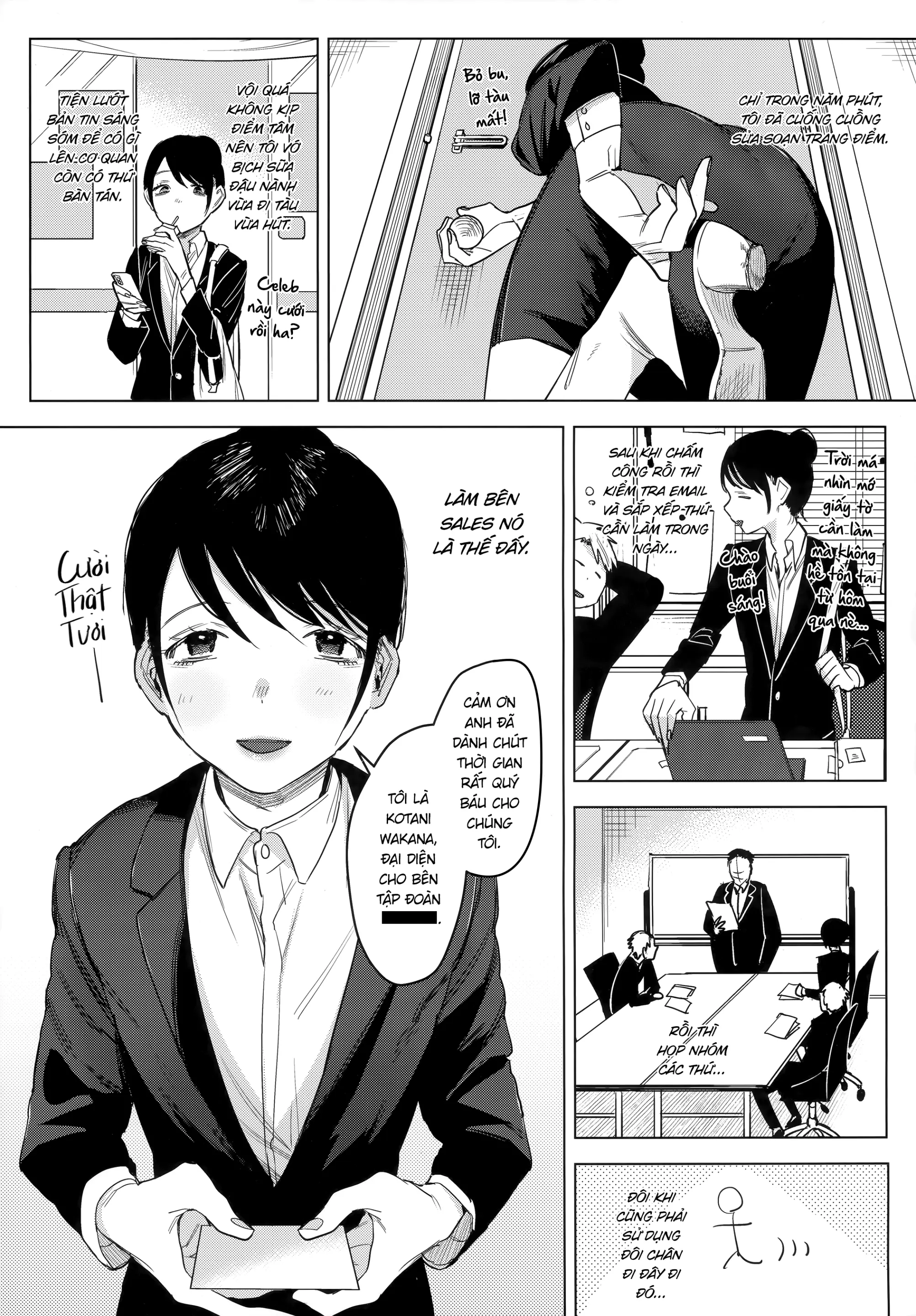 Shachiku no Watashi o Honrou Suru no wa Omae Ittai Dare nanda yo!? | Anh Là Thằng Nào Mà Dám Tà Lưa Với Cả Con Lươn Văn Phòng Như Tôi Hả!? [Tiếng Việt] [Najung Translation]] - Full trang 4
