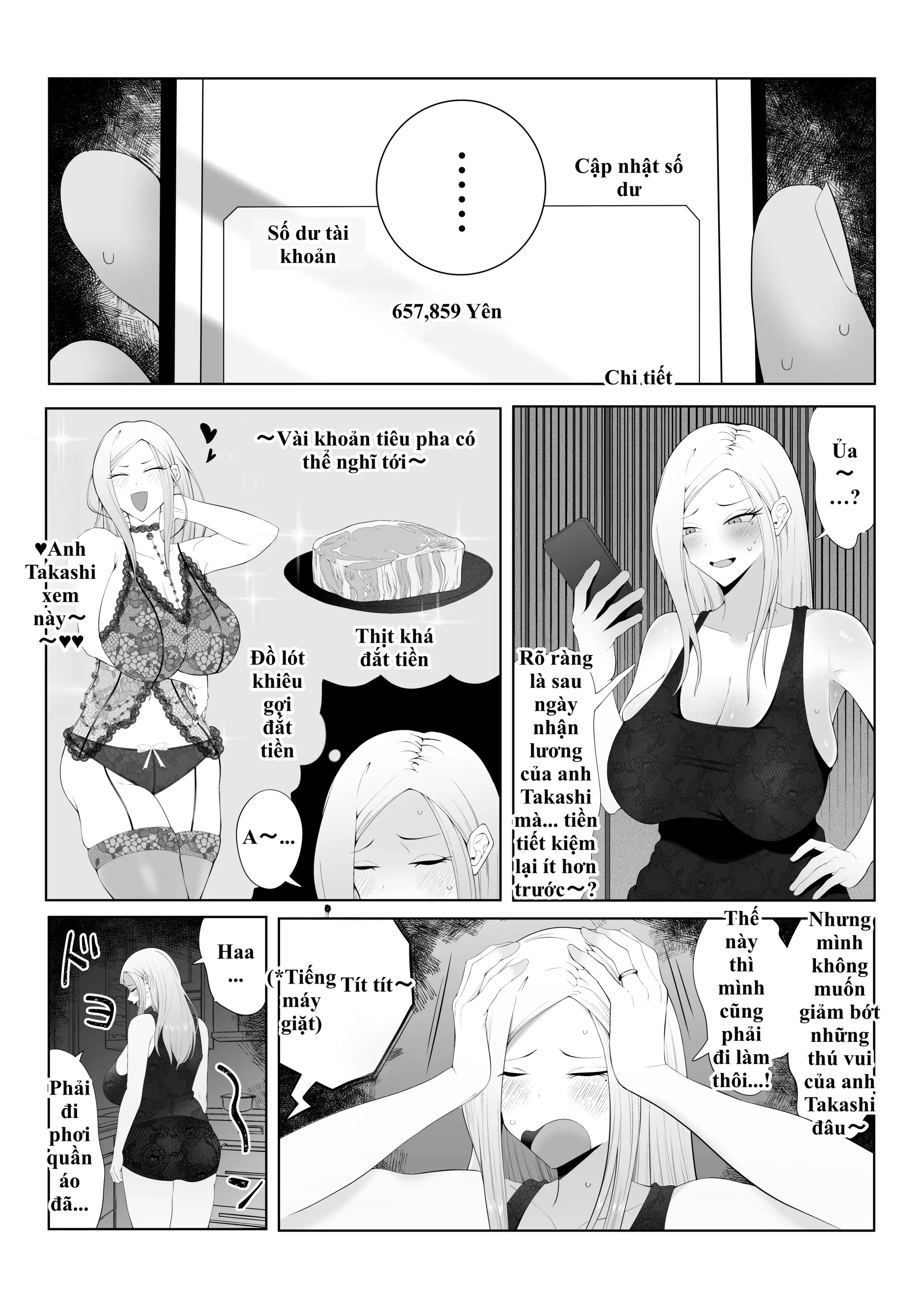 Danna Daisuki Nagachichi Hitozuma Gal ga Otonari-san no Seishori Pet ni Naru Made | Đi Làm Để Giúp Chồng, Nào Ngờ Trở Thành "Thú Cưng" Giải Quyết Sinh Lý - Full trang 4