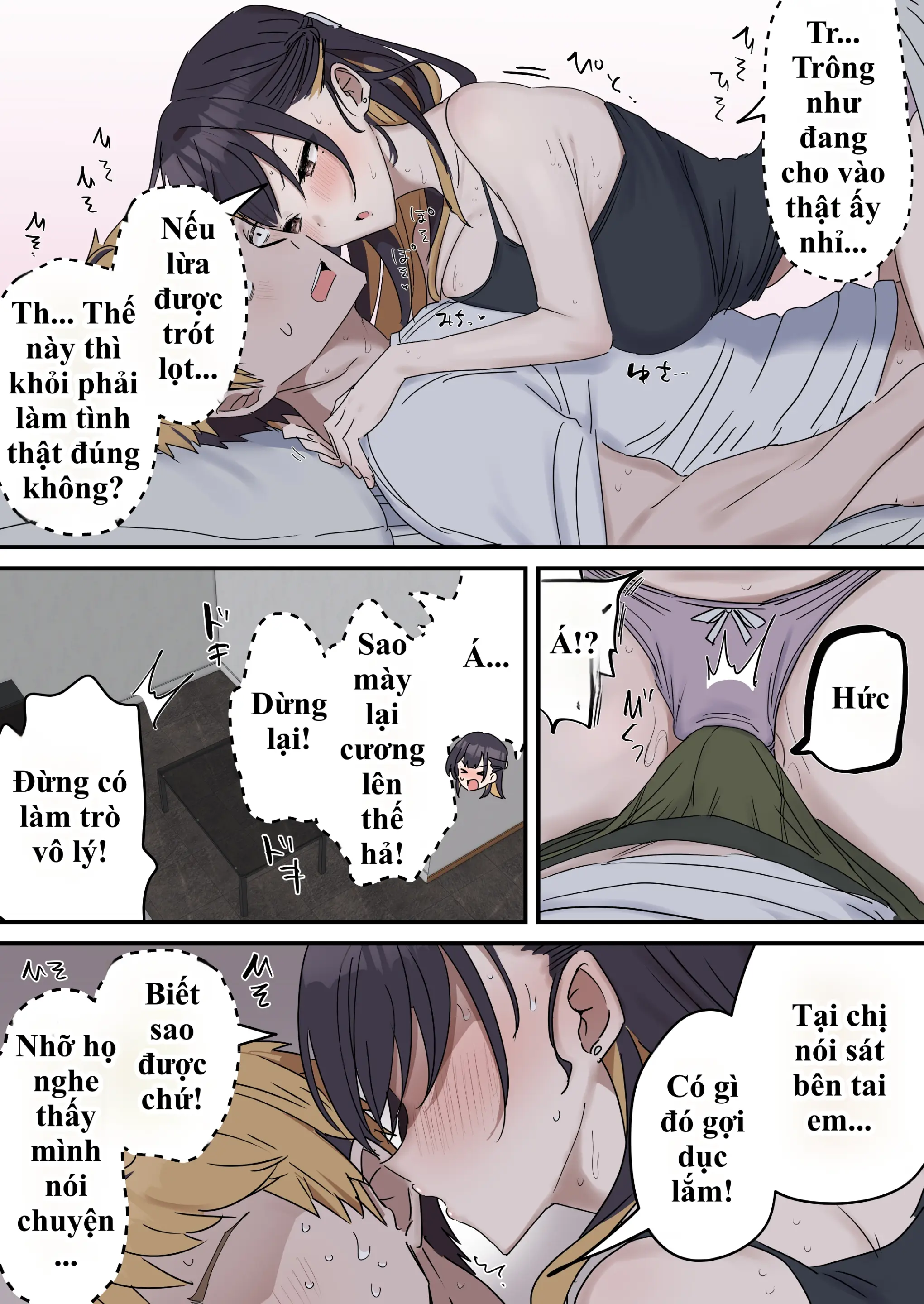 Giji Sekkusu Kyouei | Bị lừa vào phòng "Không chịch không được ra", chị gái từ "diễn sâu" thành nghiện luôn hàng của em trai! - Full trang 11