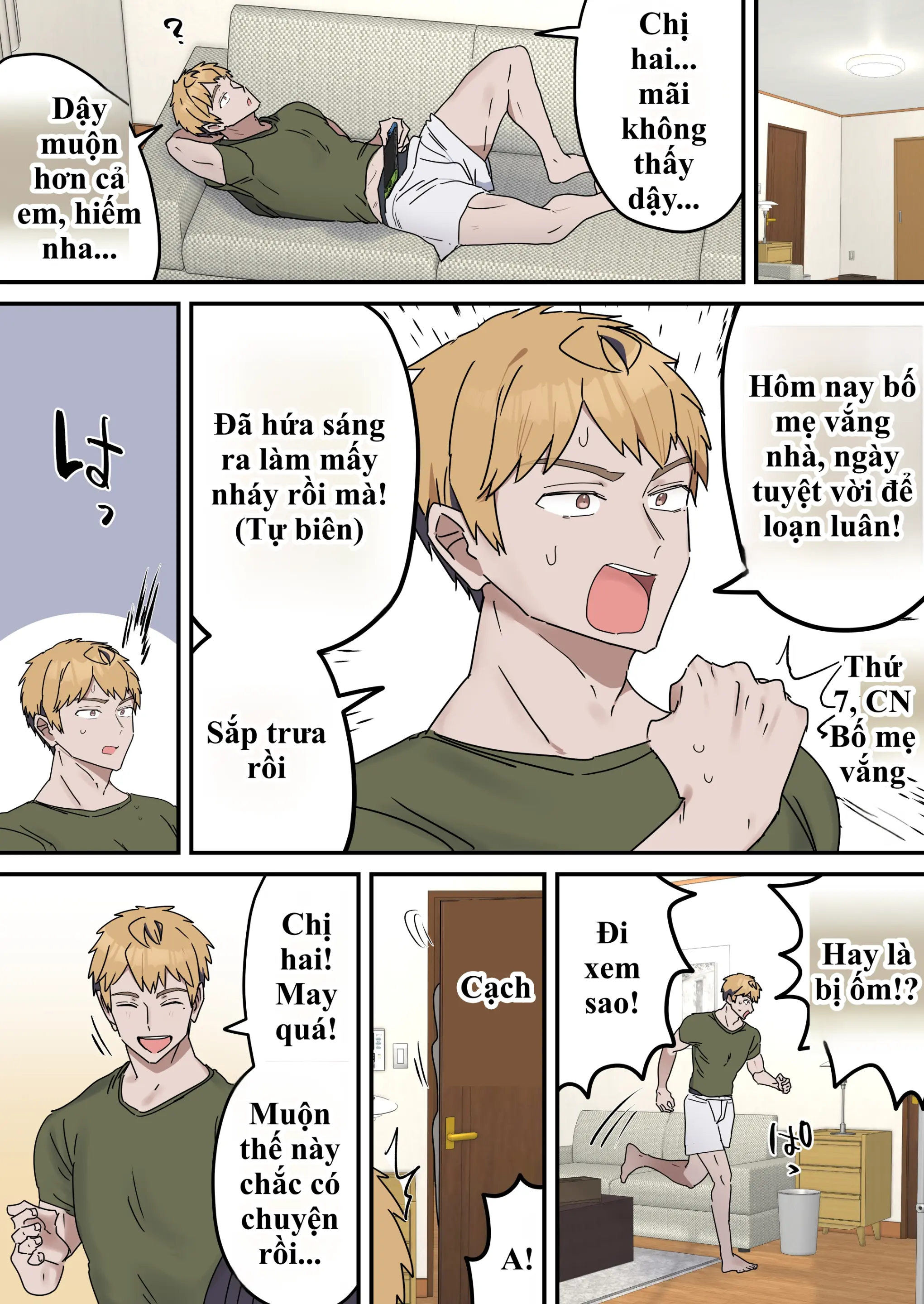 Giji Sekkusu Kyouei | Bị lừa vào phòng "Không chịch không được ra", chị gái từ "diễn sâu" thành nghiện luôn hàng của em trai! - Full trang 169