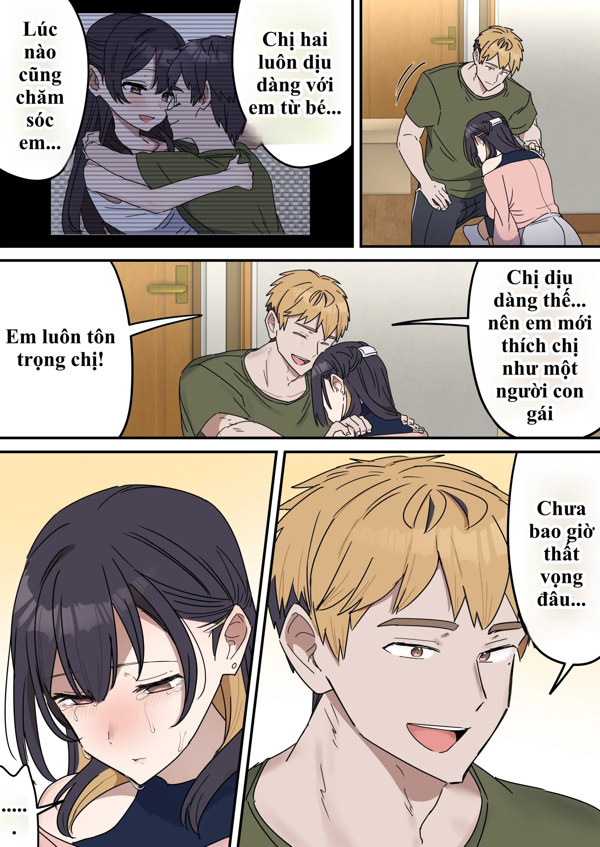 Giji Sekkusu Kyouei | Bị lừa vào phòng "Không chịch không được ra", chị gái từ "diễn sâu" thành nghiện luôn hàng của em trai! - Full trang 221