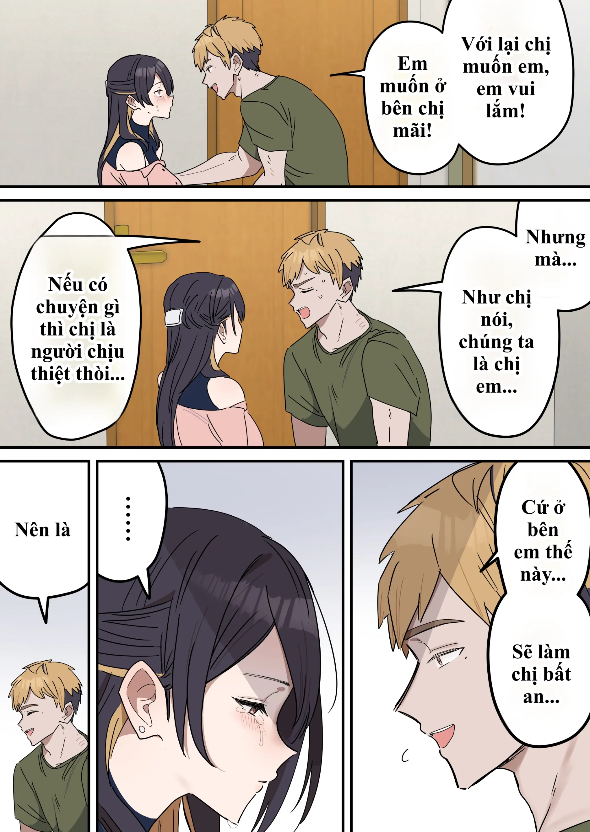 Giji Sekkusu Kyouei | Bị lừa vào phòng "Không chịch không được ra", chị gái từ "diễn sâu" thành nghiện luôn hàng của em trai! - Full trang 222