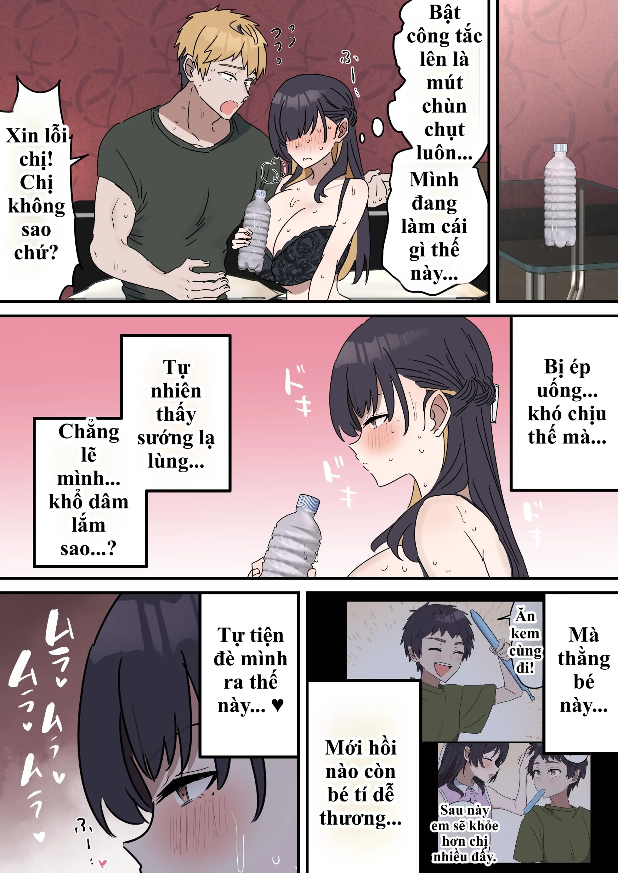 Giji Sekkusu Kyouei | Bị lừa vào phòng "Không chịch không được ra", chị gái từ "diễn sâu" thành nghiện luôn hàng của em trai! - Full trang 82