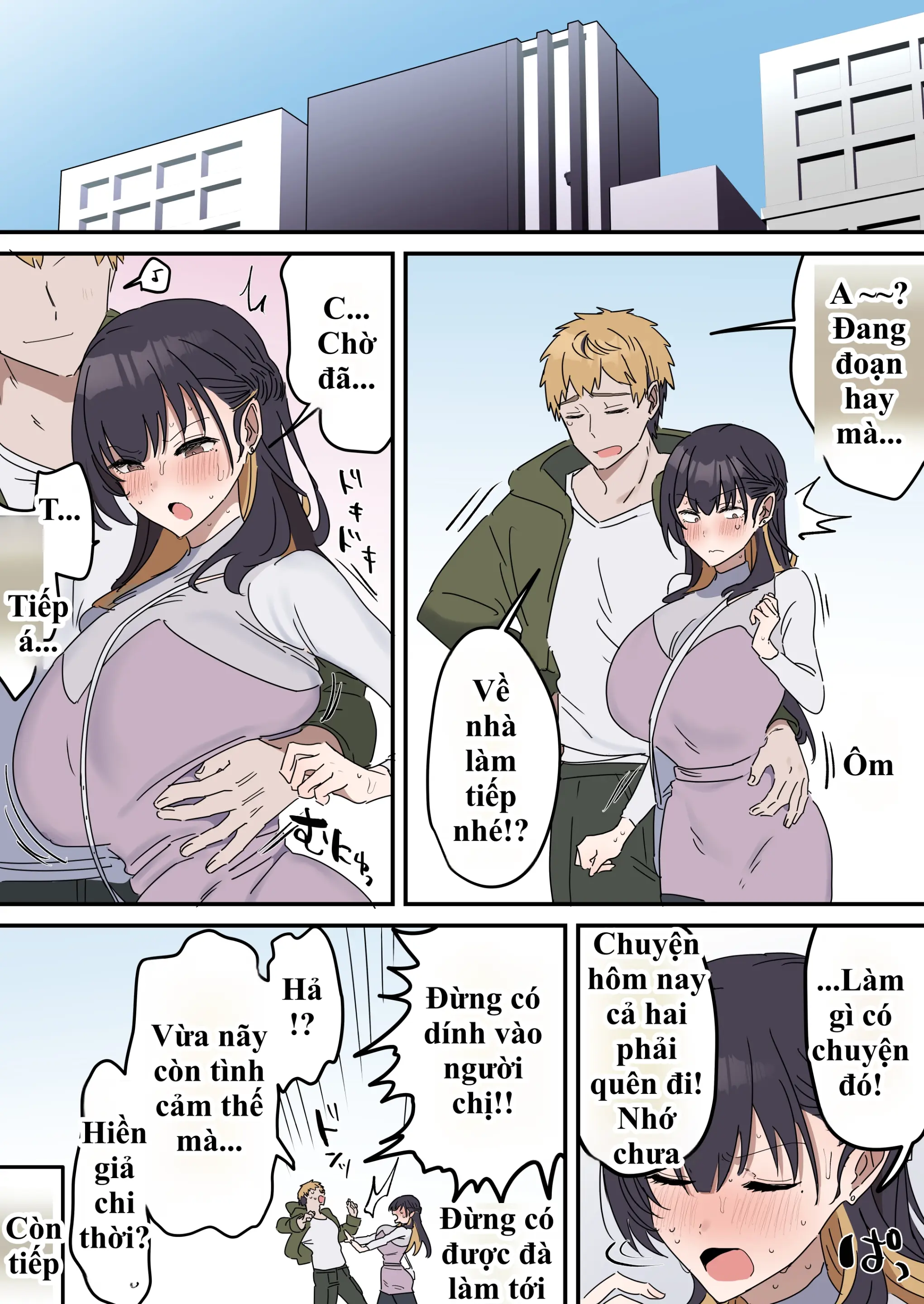 Giji Sekkusu Kyouei | Bị lừa vào phòng "Không chịch không được ra", chị gái từ "diễn sâu" thành nghiện luôn hàng của em trai! - Full trang 96