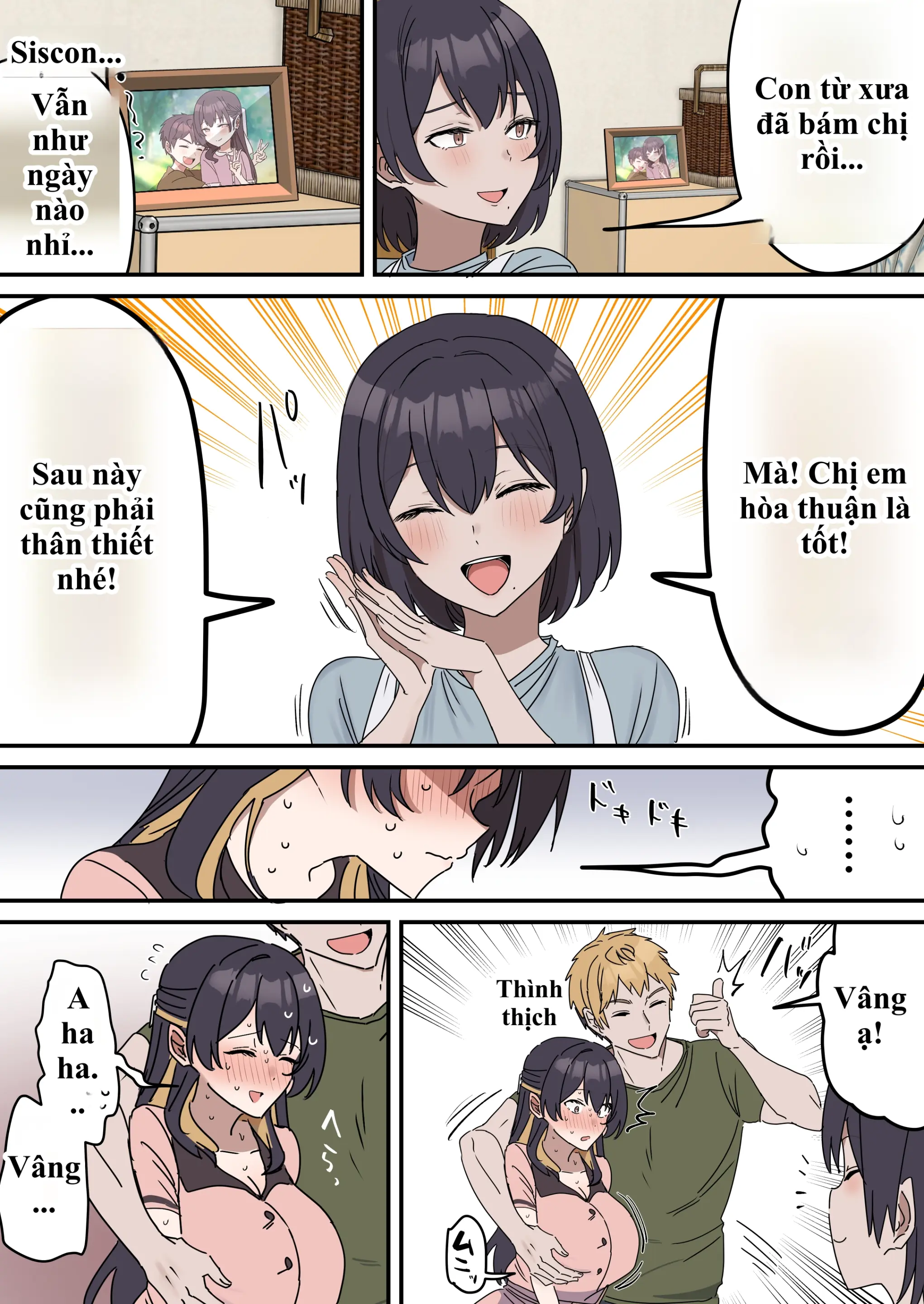 Giji Sekkusu Kyouei | Bị lừa vào phòng "Không chịch không được ra", chị gái từ "diễn sâu" thành nghiện luôn hàng của em trai! - Full trang 99