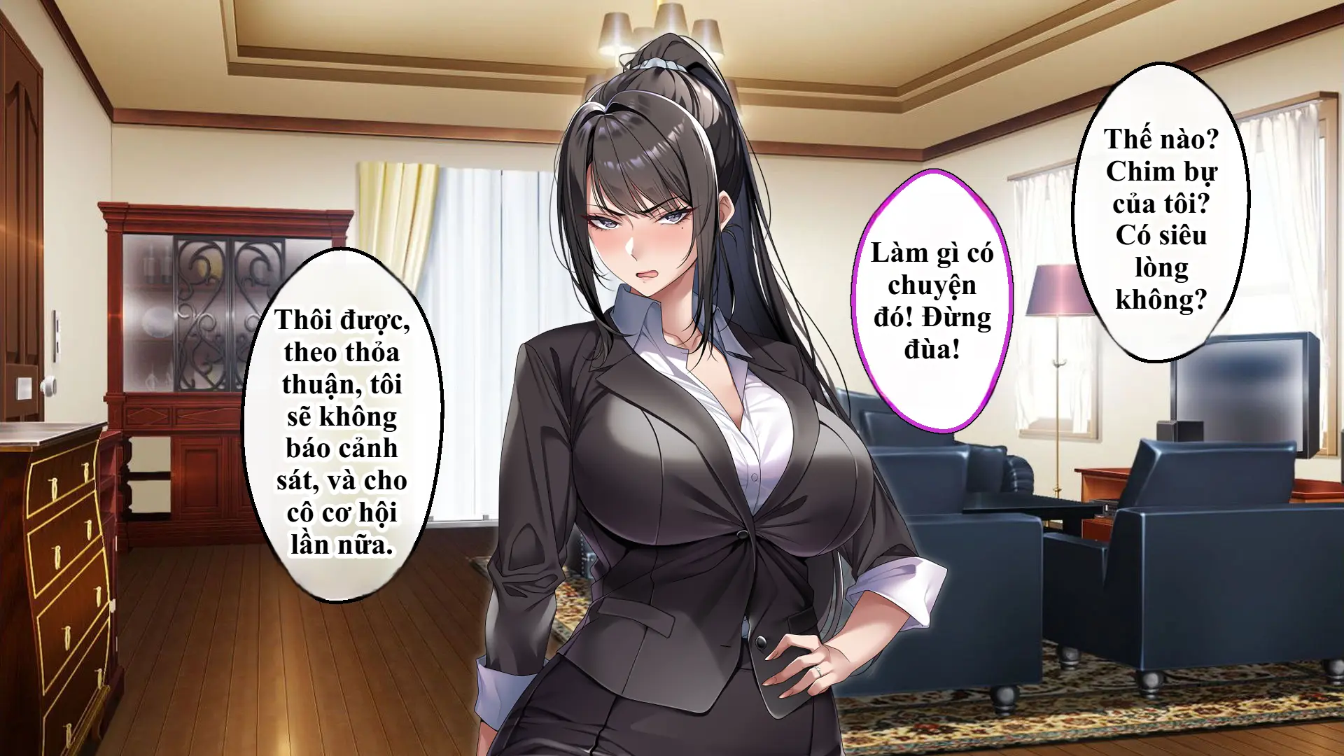 Cool na Hitozuma Katei Kyoushi o Netotte Haramaseta Hanashi | Sự sa ngã của cô giáo nghiêm khắc trước con cặc bự của bố học trò. - Full trang 102