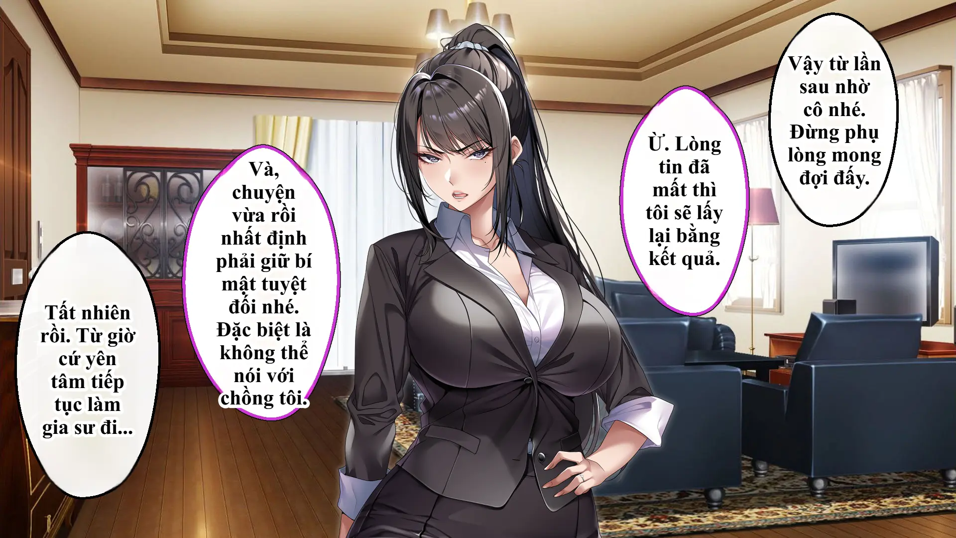 Cool na Hitozuma Katei Kyoushi o Netotte Haramaseta Hanashi | Sự sa ngã của cô giáo nghiêm khắc trước con cặc bự của bố học trò. - Full trang 105