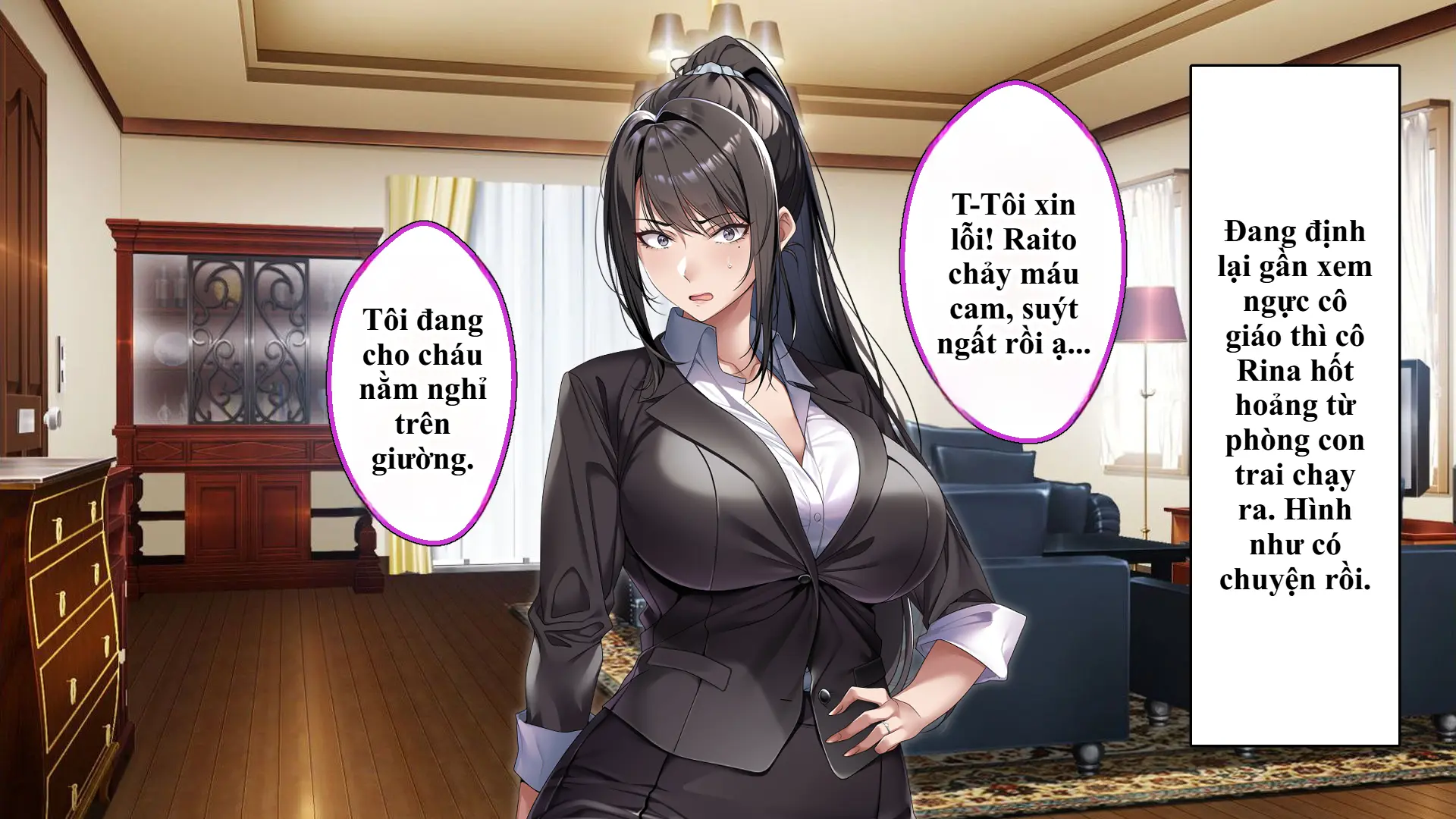 Cool na Hitozuma Katei Kyoushi o Netotte Haramaseta Hanashi | Sự sa ngã của cô giáo nghiêm khắc trước con cặc bự của bố học trò. - Full trang 133