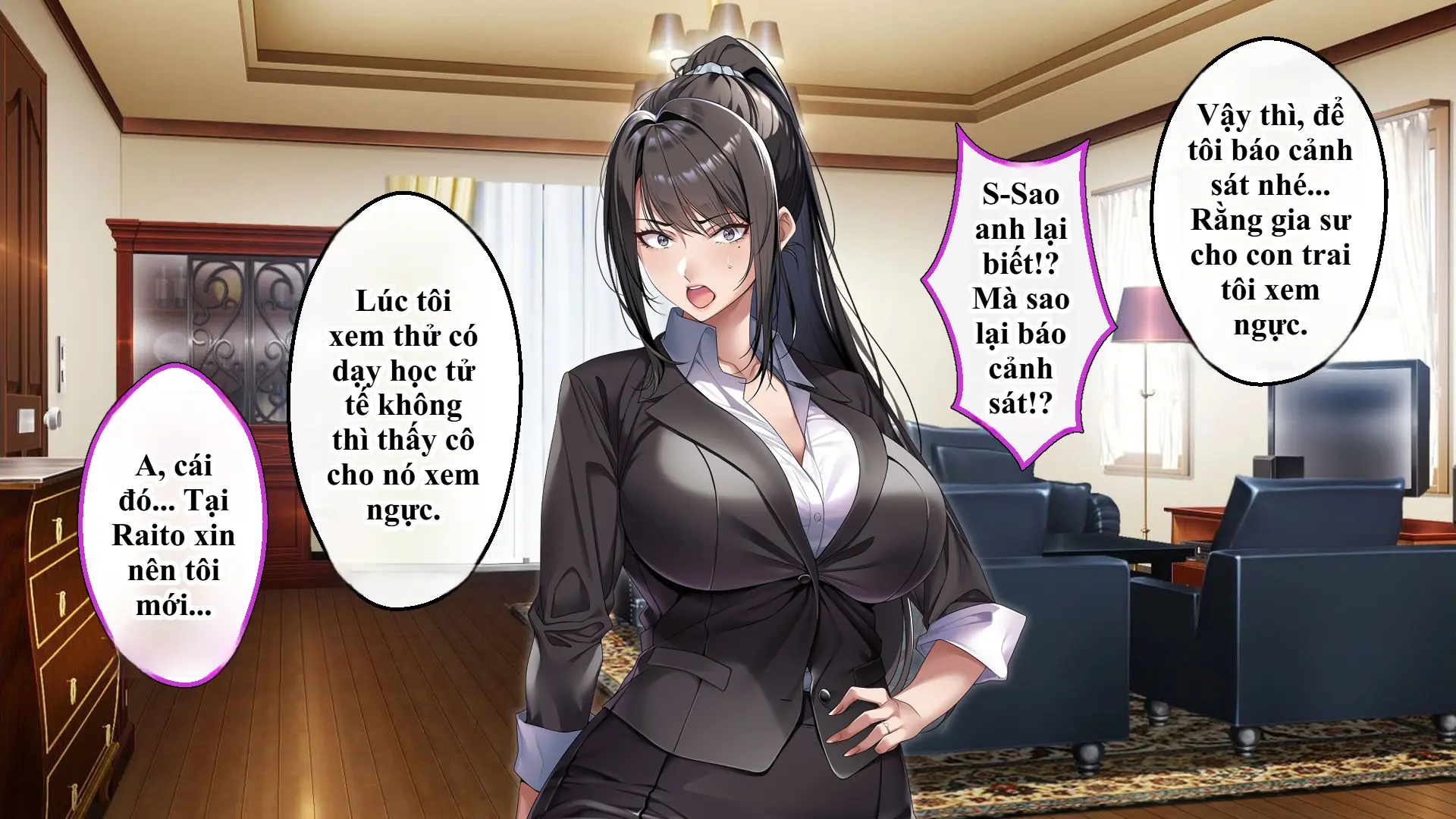 Cool na Hitozuma Katei Kyoushi o Netotte Haramaseta Hanashi | Sự sa ngã của cô giáo nghiêm khắc trước con cặc bự của bố học trò. - Full trang 134