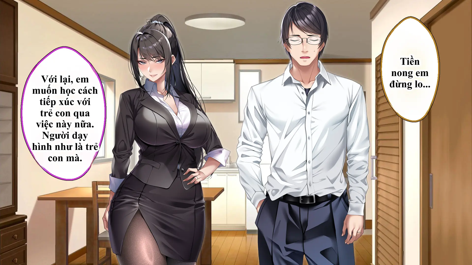 Cool na Hitozuma Katei Kyoushi o Netotte Haramaseta Hanashi | Sự sa ngã của cô giáo nghiêm khắc trước con cặc bự của bố học trò. - Full trang 15