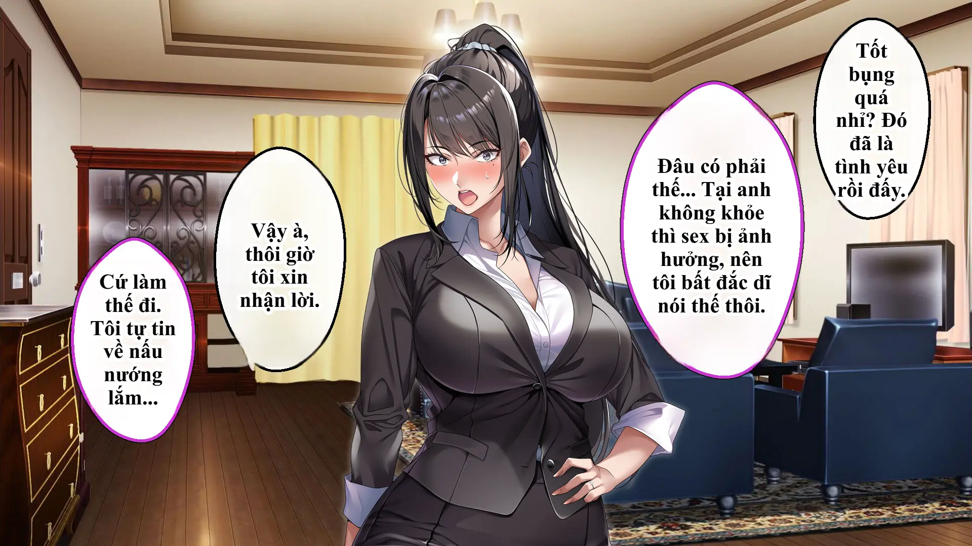 Cool na Hitozuma Katei Kyoushi o Netotte Haramaseta Hanashi | Sự sa ngã của cô giáo nghiêm khắc trước con cặc bự của bố học trò. - Full trang 295