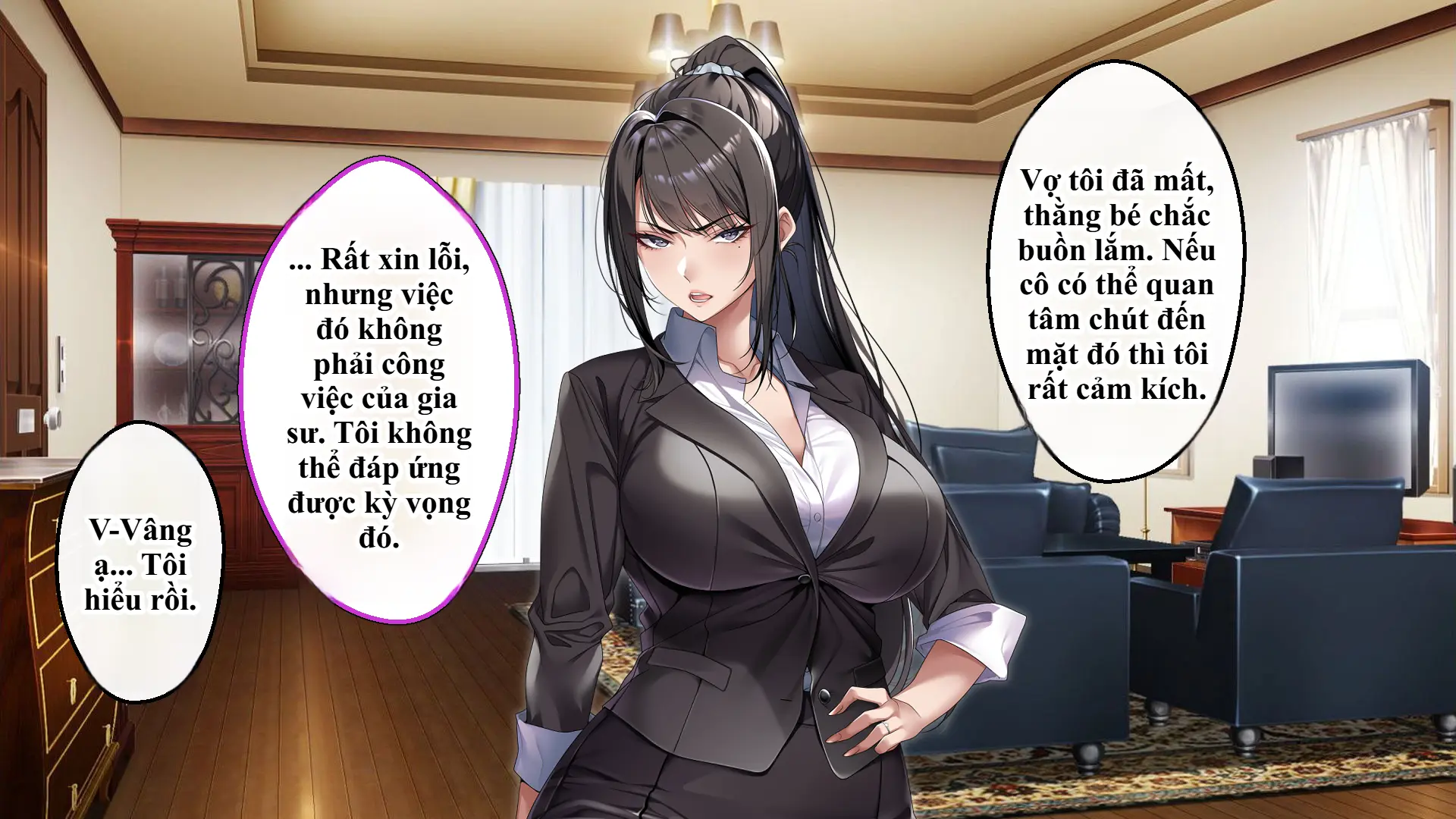 Cool na Hitozuma Katei Kyoushi o Netotte Haramaseta Hanashi | Sự sa ngã của cô giáo nghiêm khắc trước con cặc bự của bố học trò. - Full trang 30