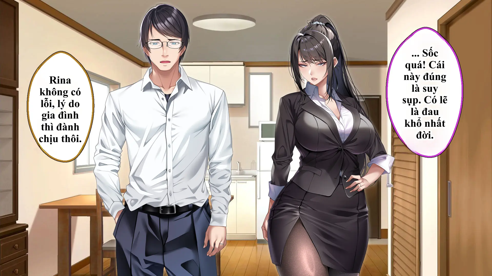 Cool na Hitozuma Katei Kyoushi o Netotte Haramaseta Hanashi | Sự sa ngã của cô giáo nghiêm khắc trước con cặc bự của bố học trò. - Full trang 310