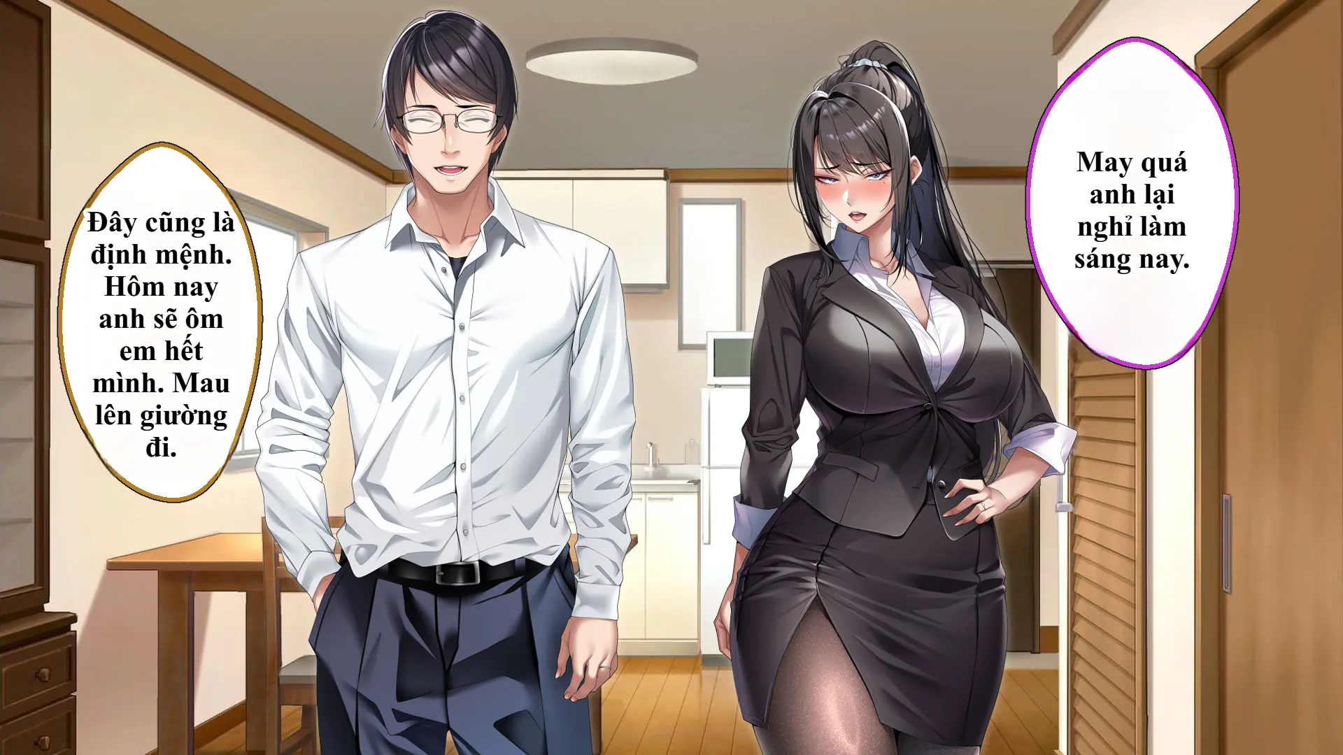 Cool na Hitozuma Katei Kyoushi o Netotte Haramaseta Hanashi | Sự sa ngã của cô giáo nghiêm khắc trước con cặc bự của bố học trò. - Full trang 313
