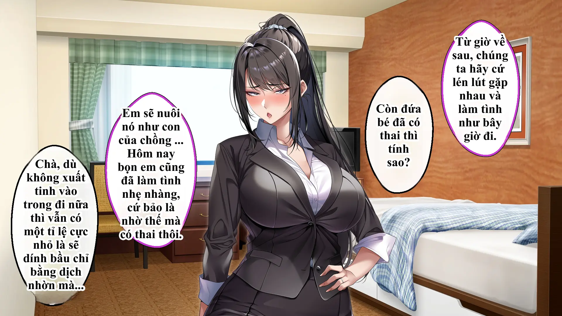 Cool na Hitozuma Katei Kyoushi o Netotte Haramaseta Hanashi | Sự sa ngã của cô giáo nghiêm khắc trước con cặc bự của bố học trò. - Full trang 362