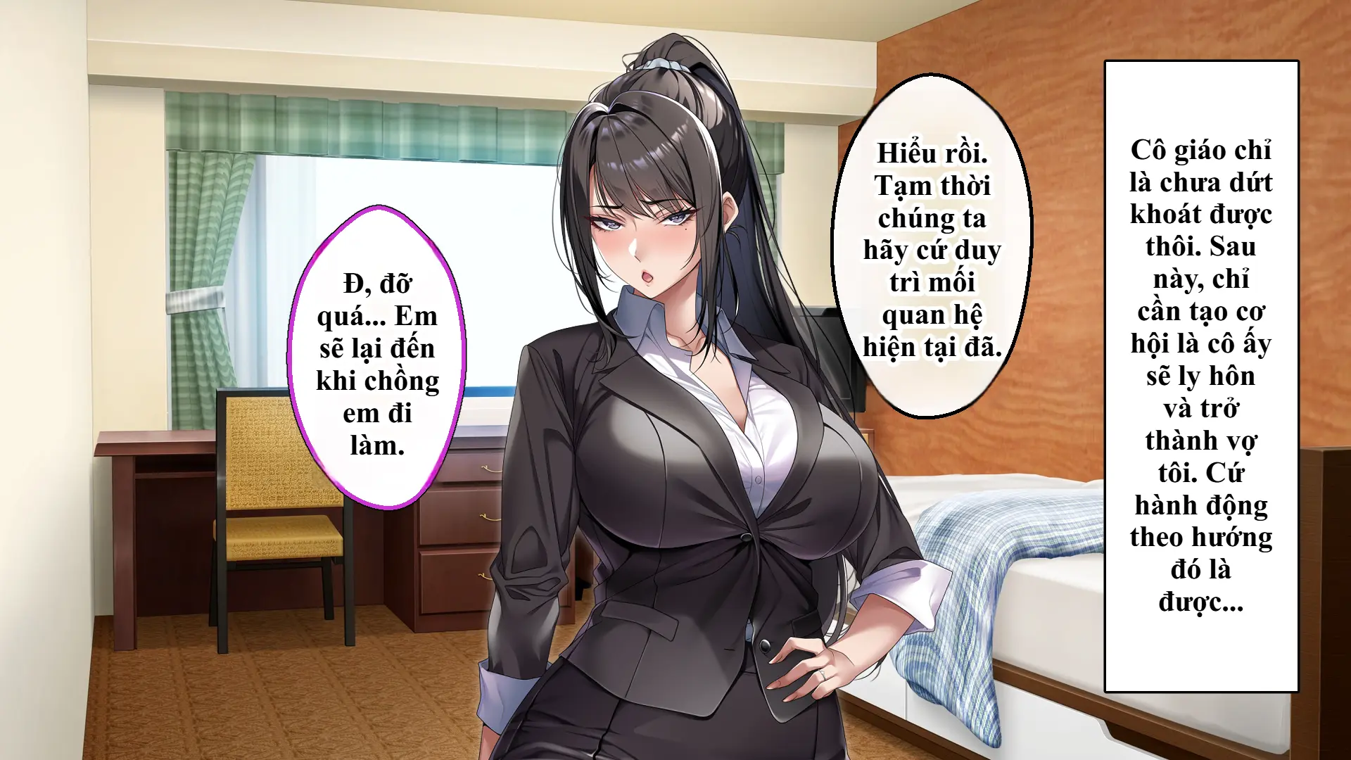 Cool na Hitozuma Katei Kyoushi o Netotte Haramaseta Hanashi | Sự sa ngã của cô giáo nghiêm khắc trước con cặc bự của bố học trò. - Full trang 364