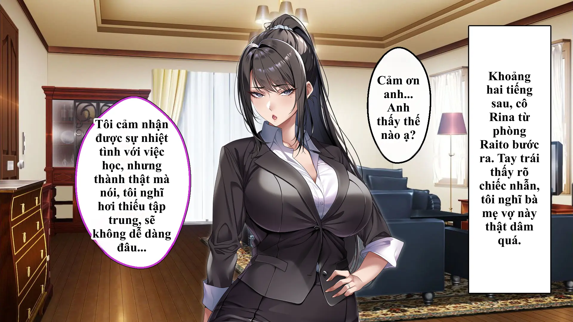 Cool na Hitozuma Katei Kyoushi o Netotte Haramaseta Hanashi | Sự sa ngã của cô giáo nghiêm khắc trước con cặc bự của bố học trò. - Full trang 40