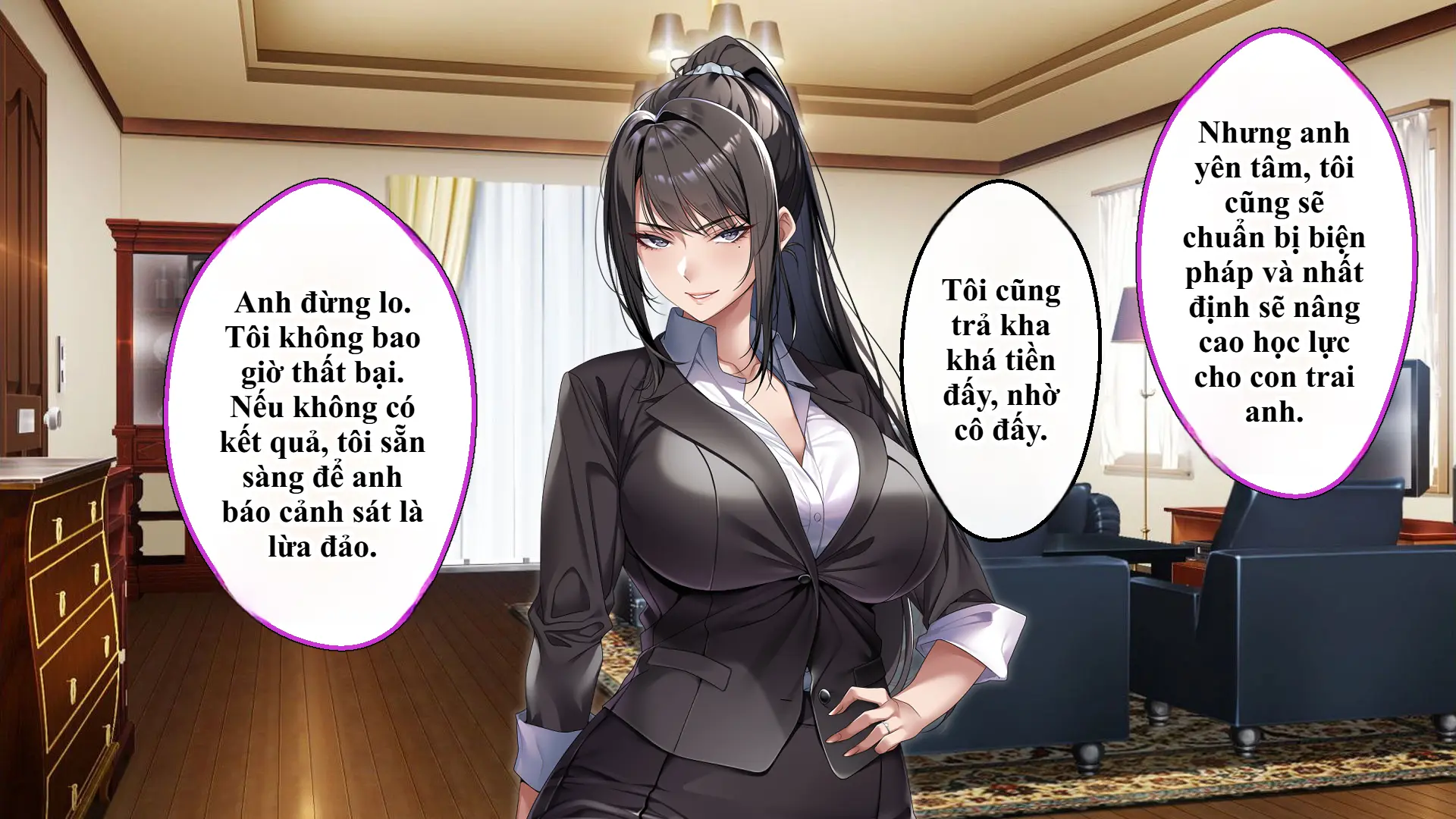 Cool na Hitozuma Katei Kyoushi o Netotte Haramaseta Hanashi | Sự sa ngã của cô giáo nghiêm khắc trước con cặc bự của bố học trò. - Full trang 41