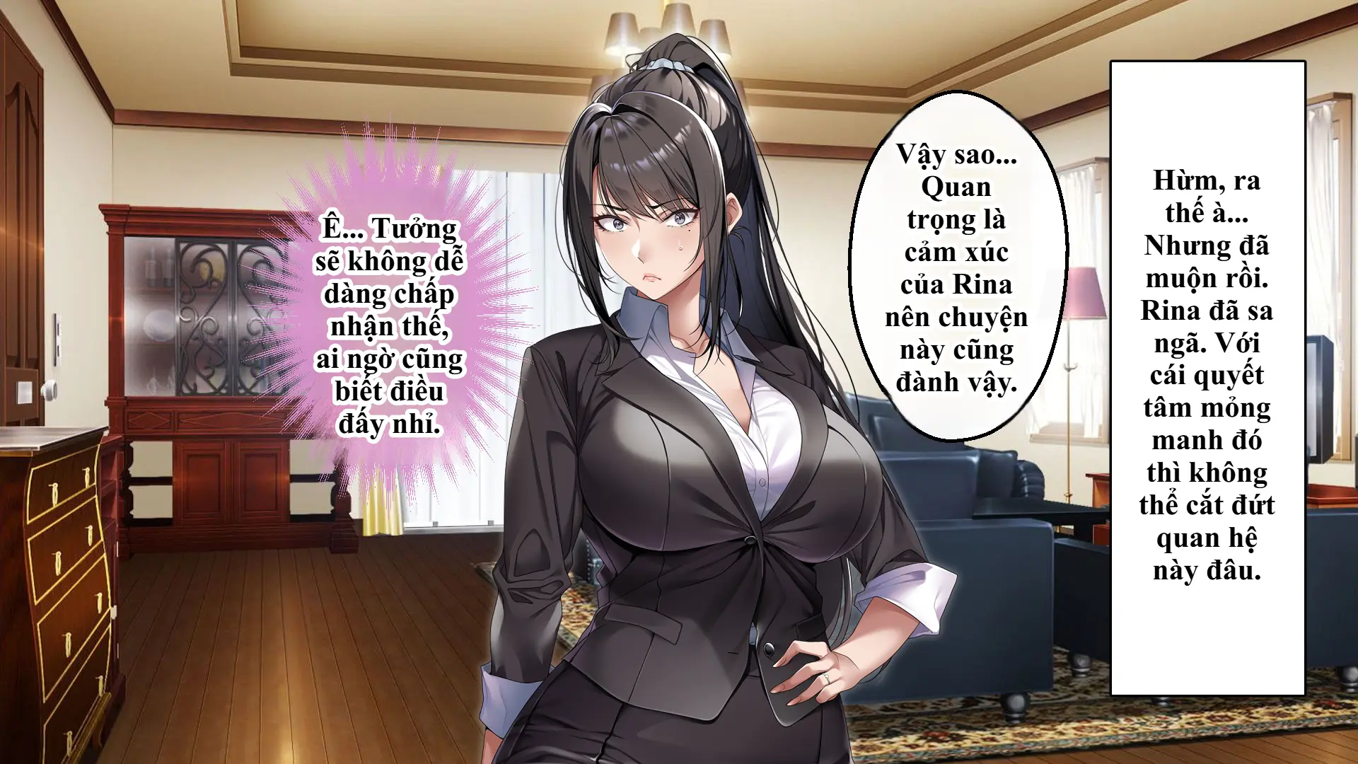 Cool na Hitozuma Katei Kyoushi o Netotte Haramaseta Hanashi | Sự sa ngã của cô giáo nghiêm khắc trước con cặc bự của bố học trò. - Full trang 462