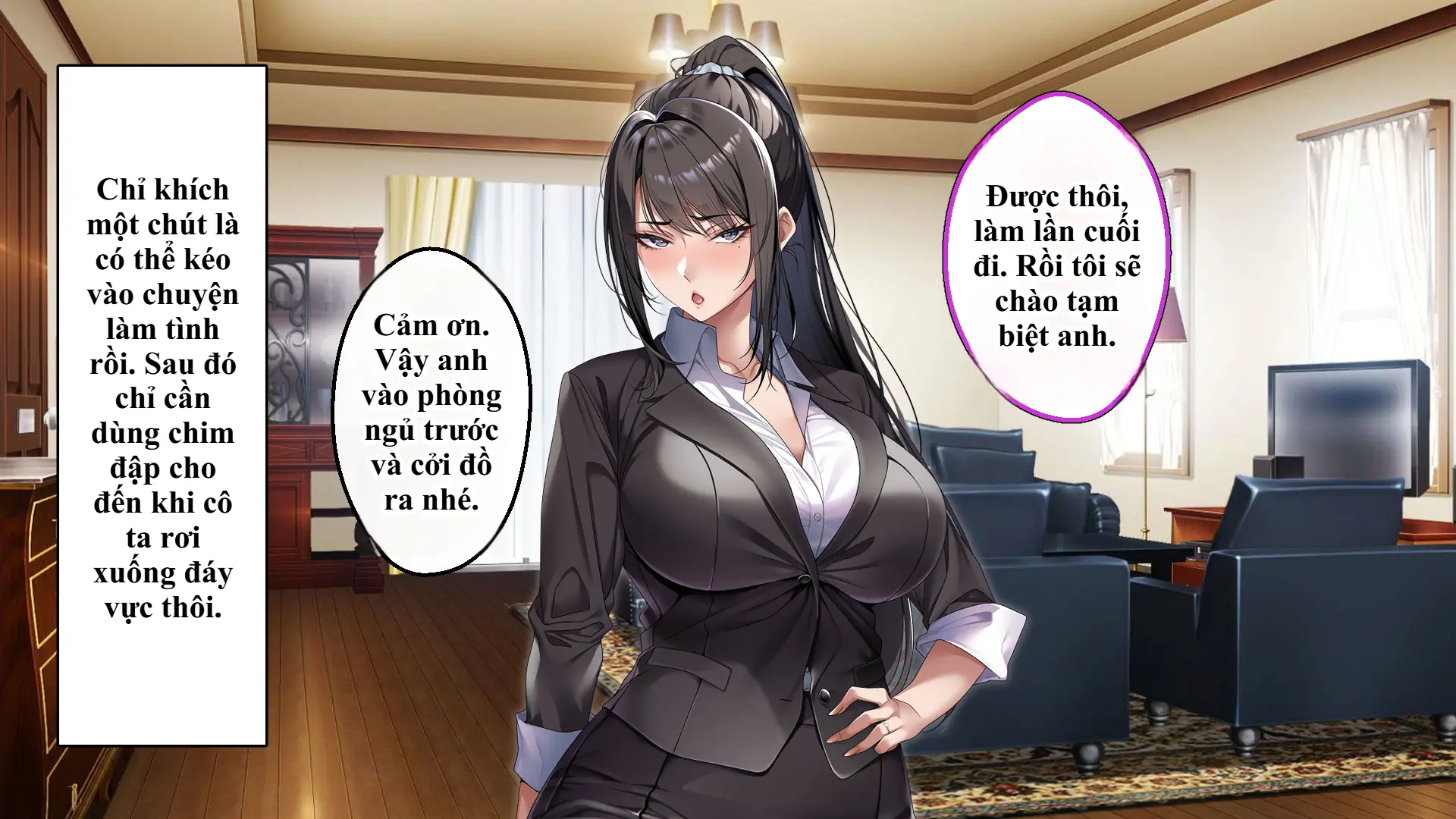 Cool na Hitozuma Katei Kyoushi o Netotte Haramaseta Hanashi | Sự sa ngã của cô giáo nghiêm khắc trước con cặc bự của bố học trò. - Full trang 469