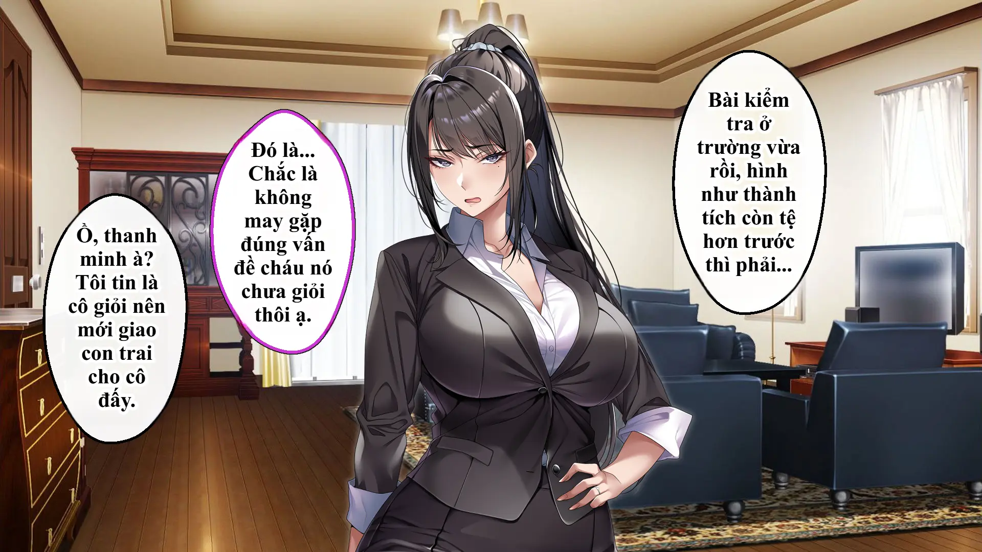 Cool na Hitozuma Katei Kyoushi o Netotte Haramaseta Hanashi | Sự sa ngã của cô giáo nghiêm khắc trước con cặc bự của bố học trò. - Full trang 52