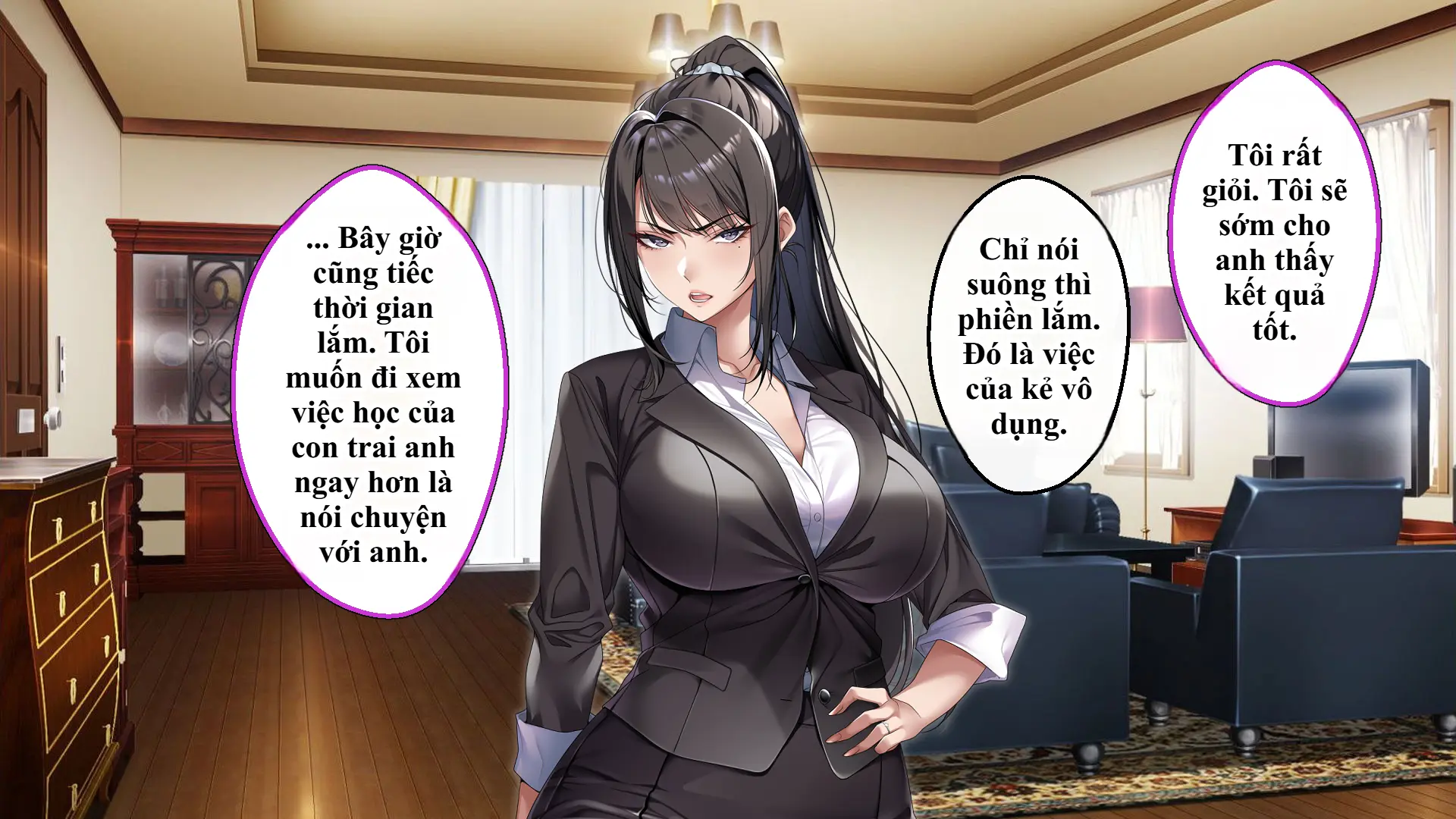 Cool na Hitozuma Katei Kyoushi o Netotte Haramaseta Hanashi | Sự sa ngã của cô giáo nghiêm khắc trước con cặc bự của bố học trò. - Full trang 53